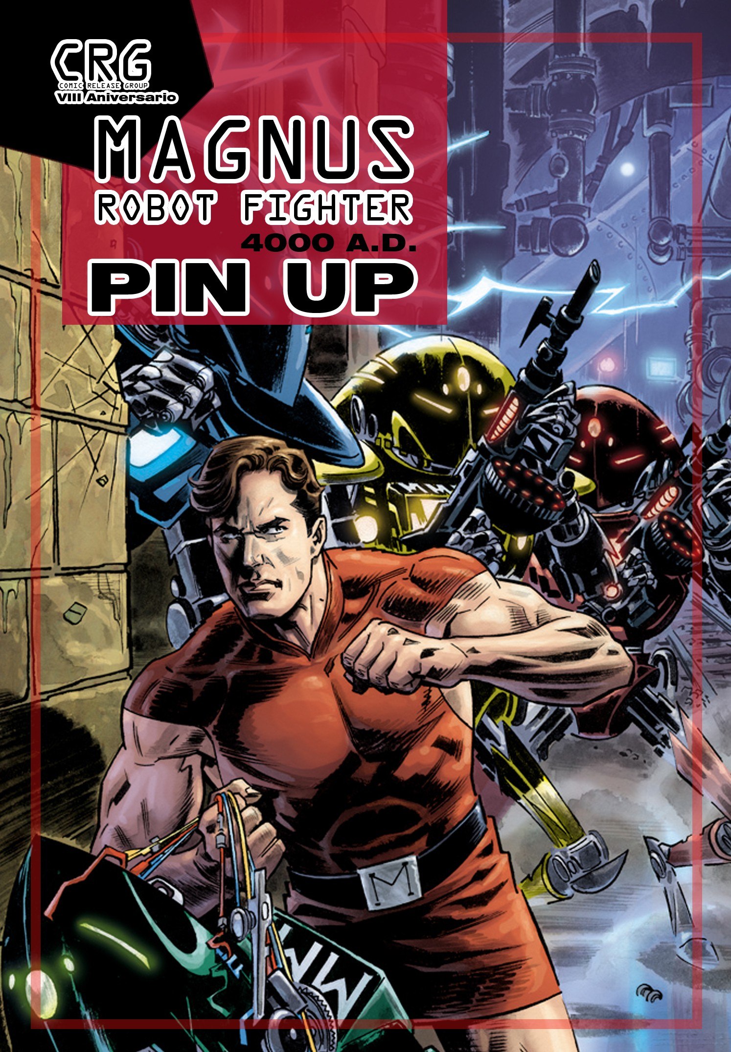 Portada ampliada de MAGNUS ROBOT FIGHTER 4000 A.D. PIN UP