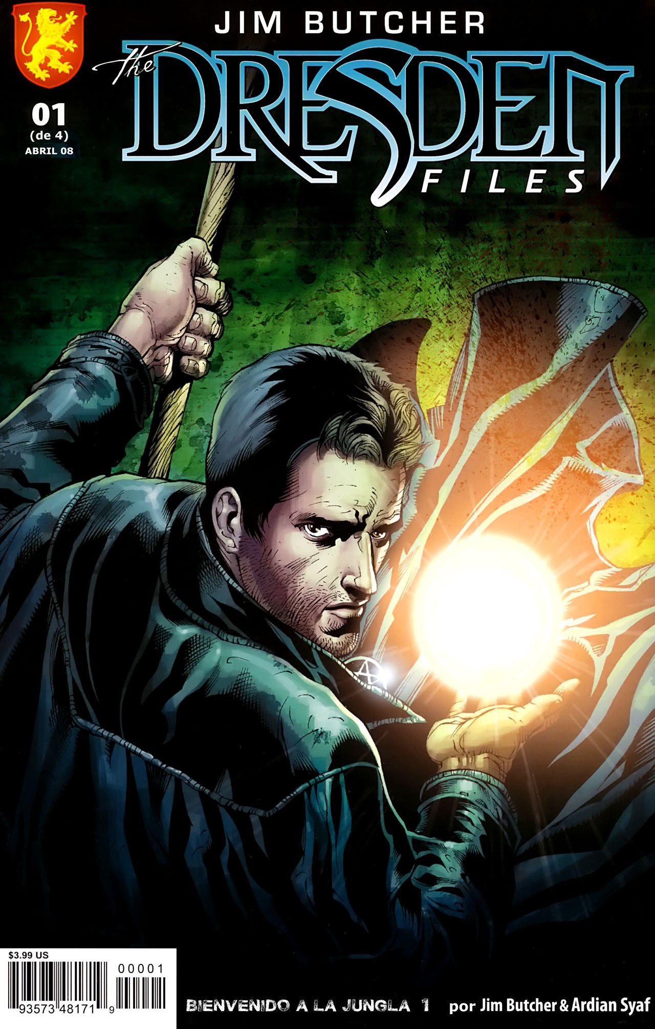 Portada ampliada de The Dresden Files