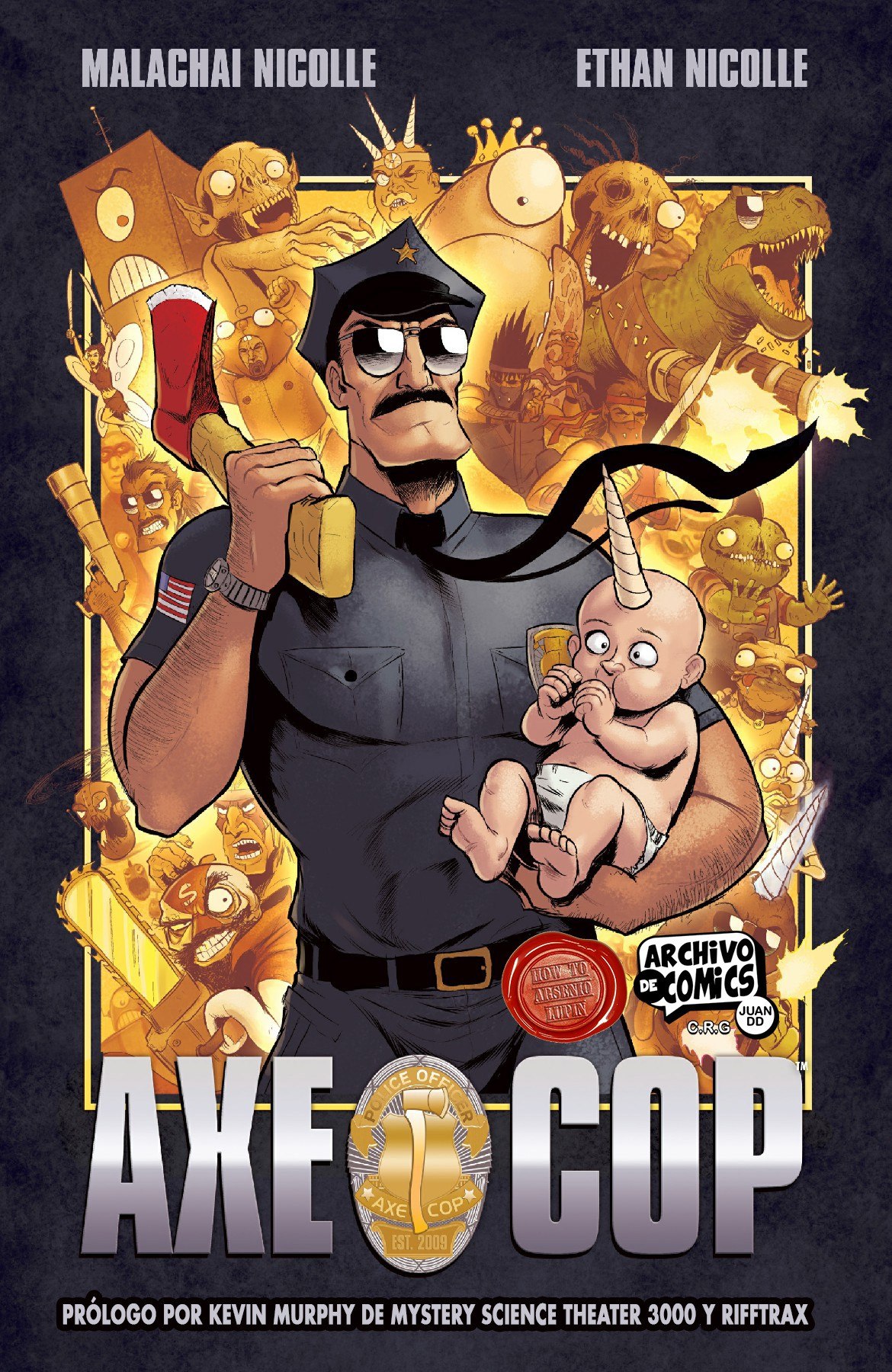 Portada ampliada de AXE COP