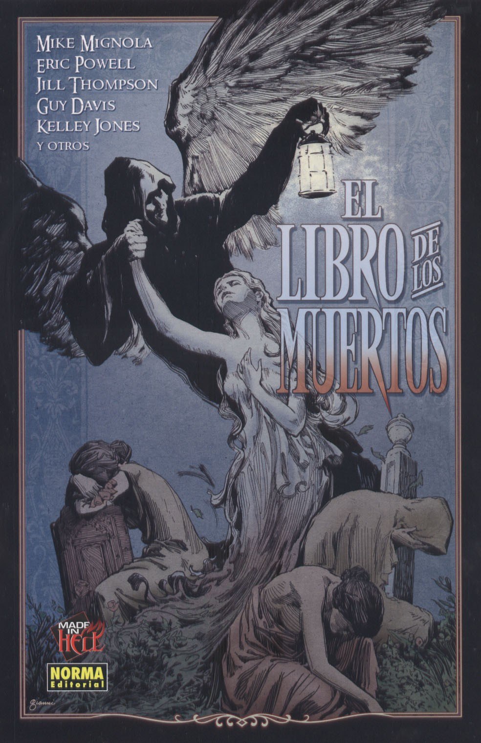 Portada ampliada de EL LIBRO DE LOS MUERTOS