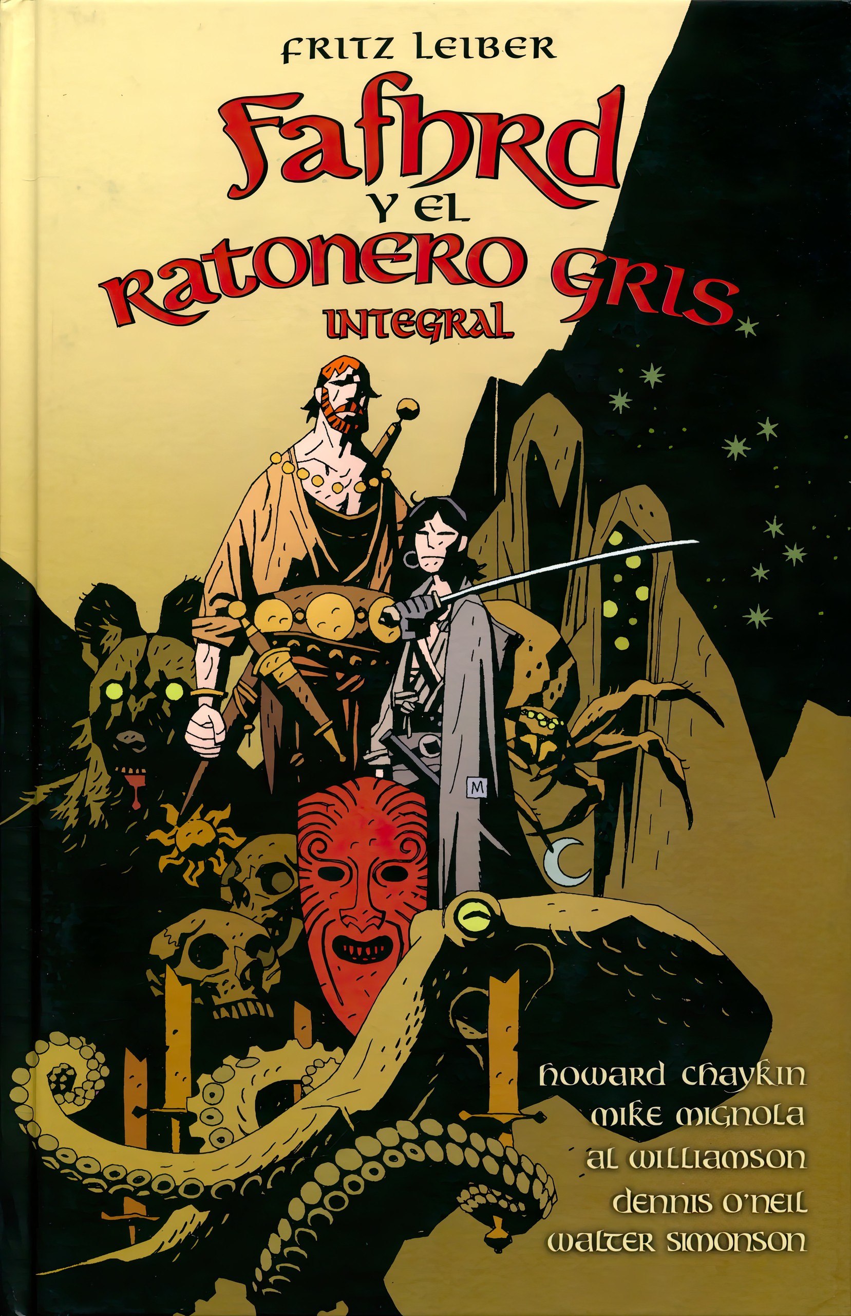 Portada ampliada de Fafnord y el Ratonero Gris Integral