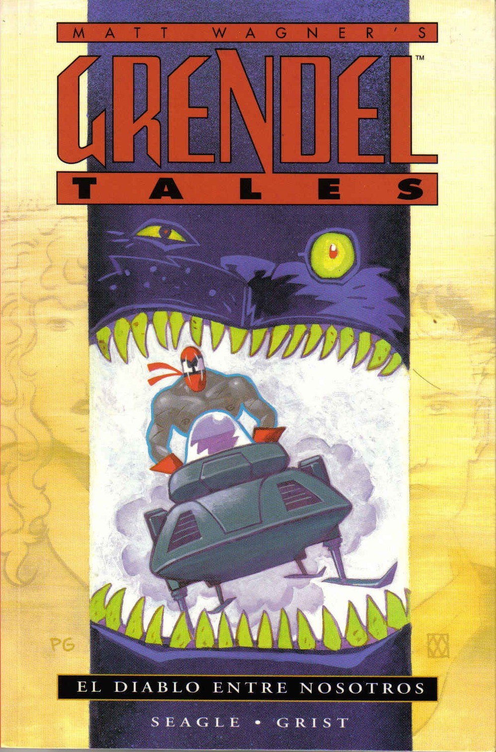 Portada ampliada de Grendel Tales