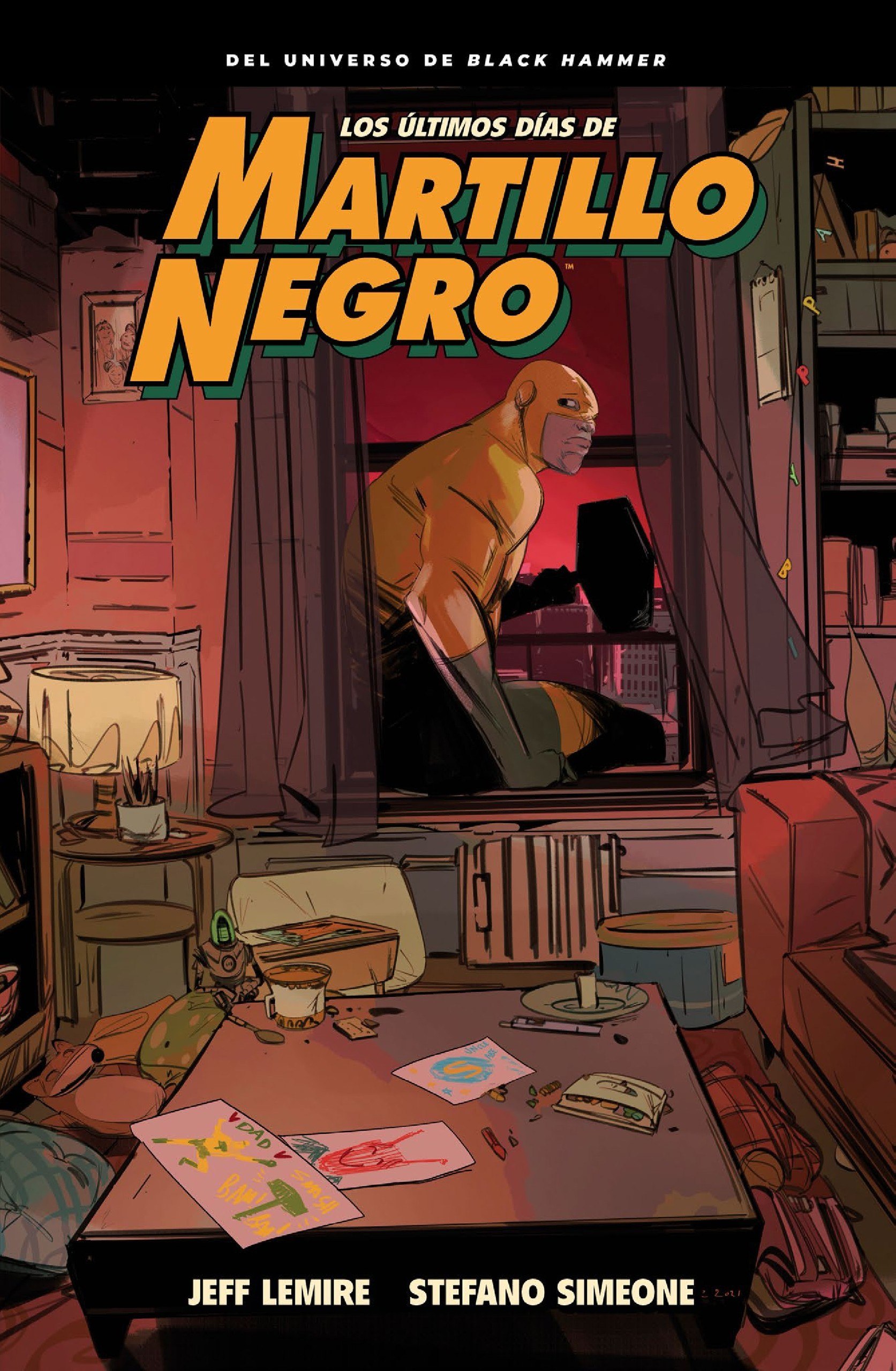 Portada ampliada de Los últimos días de Martillo Negro