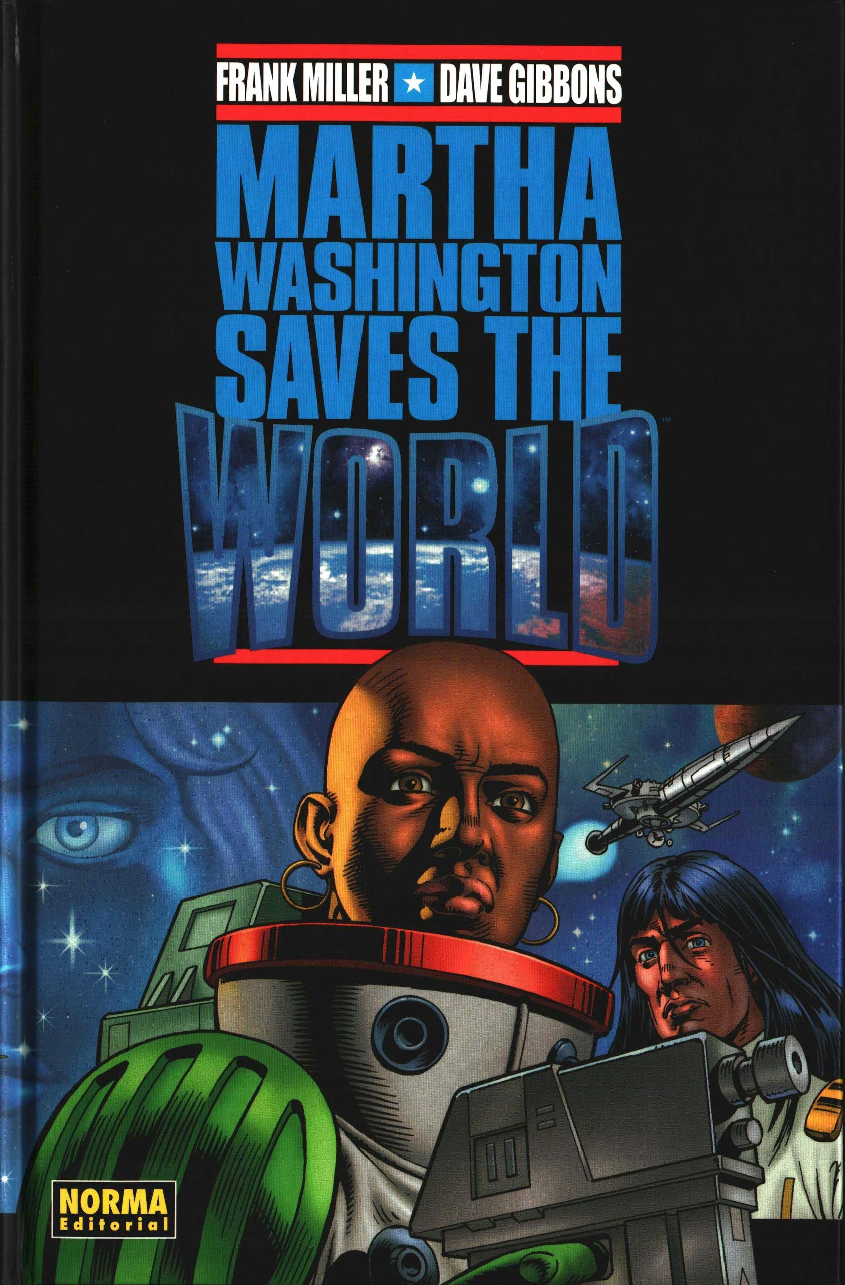Portada ampliada de MARTHA WASHINGTON SAVES THE WORLD