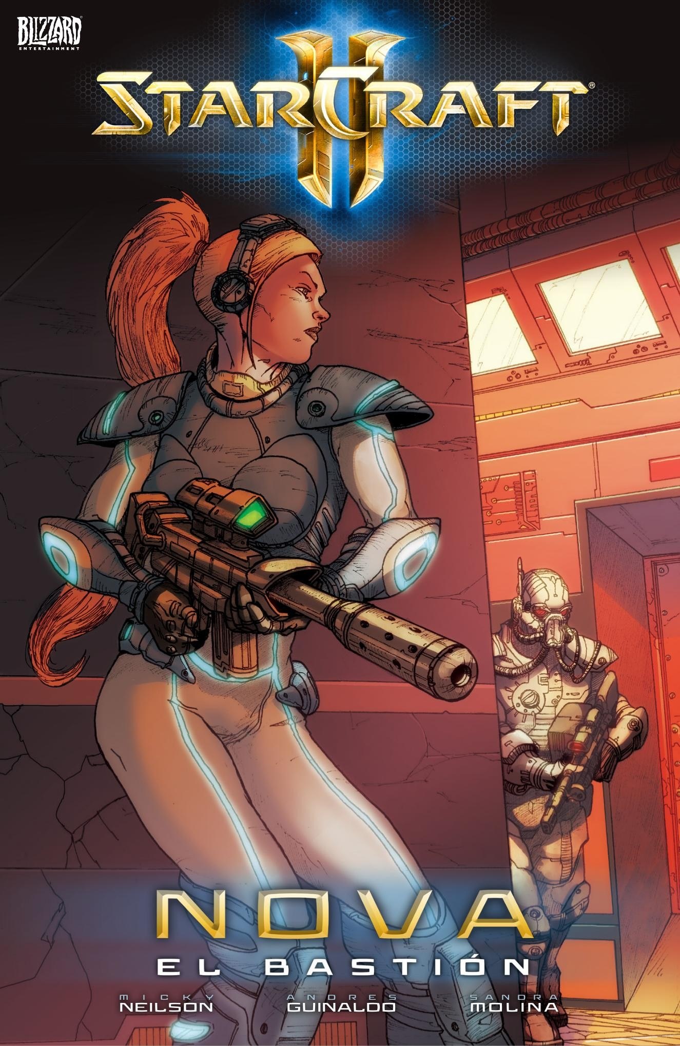 Portada ampliada de StarCraft II: Nova - El Bastión