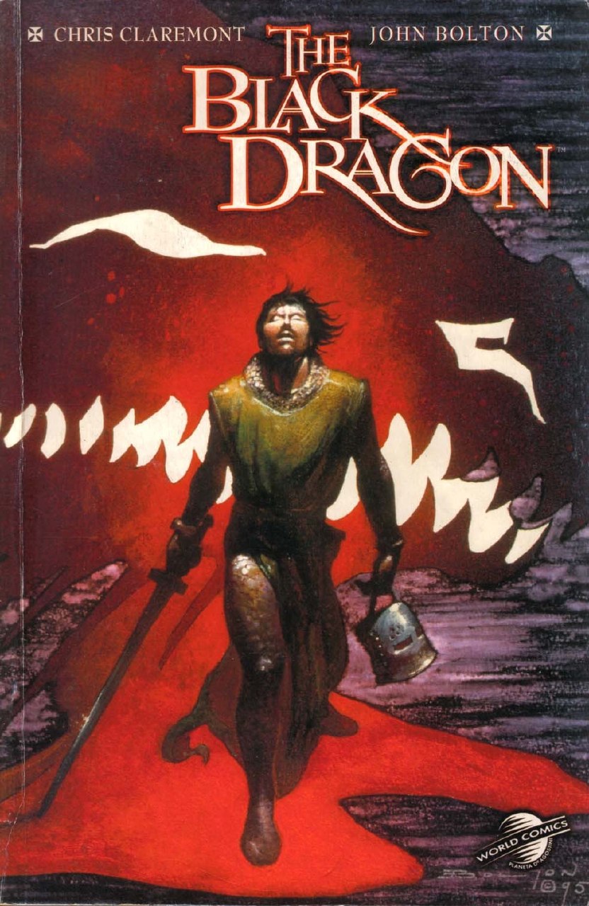 Portada ampliada de The Black Dragon