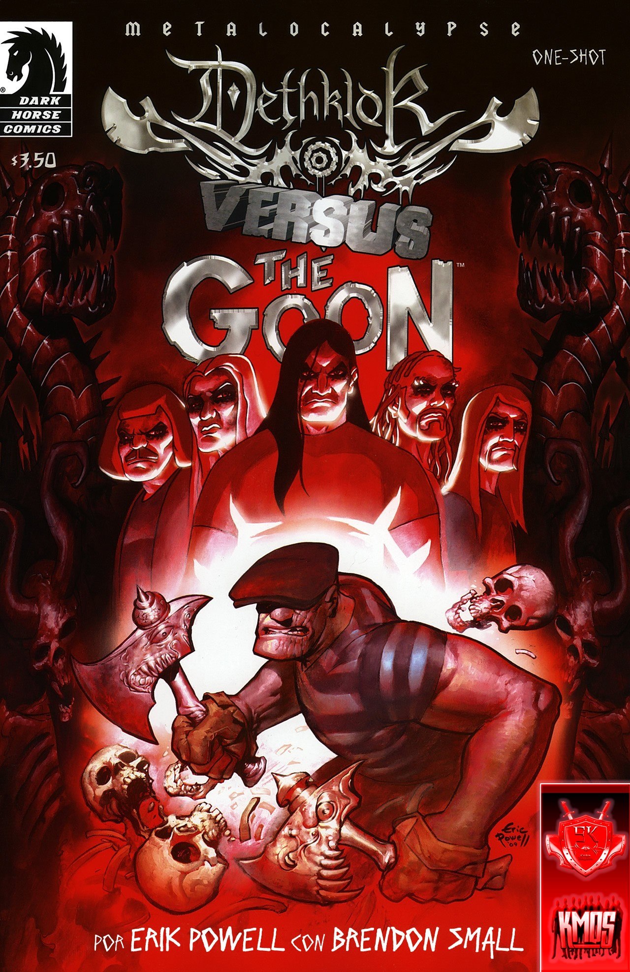 Portada ampliada de Dethklok Versus The Goon