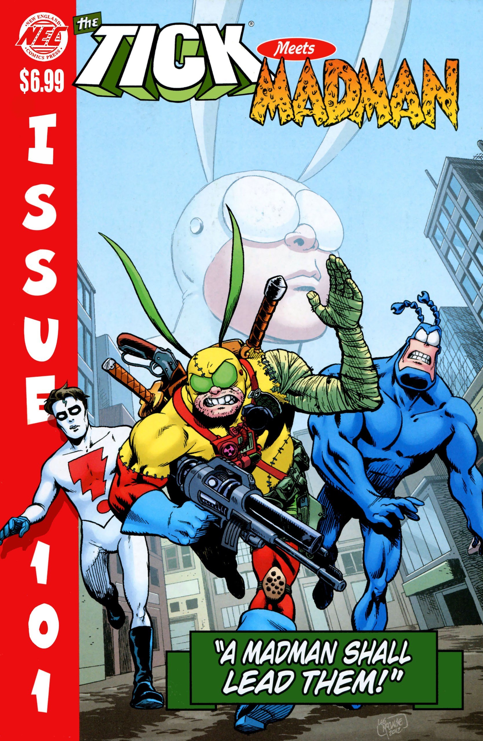 Portada ampliada de The Tick Meets Madman