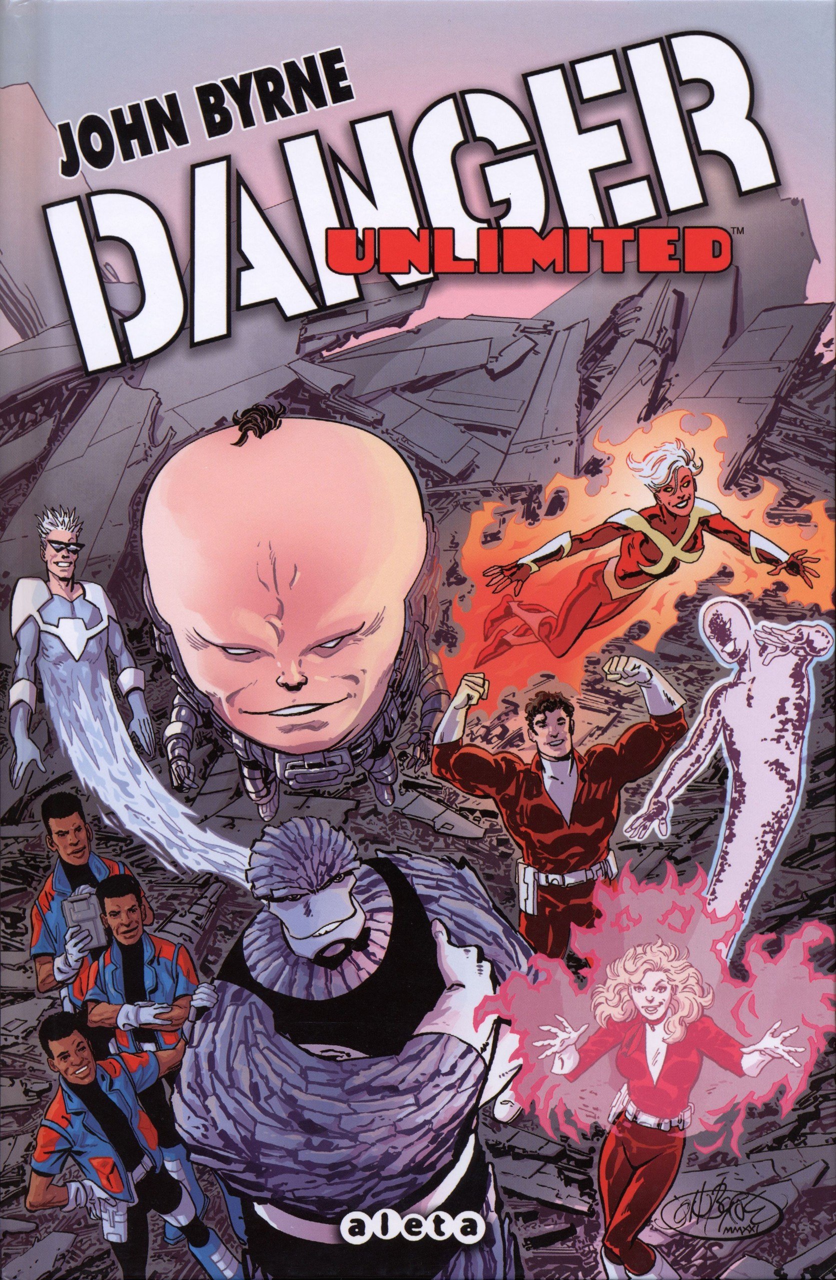 Portada ampliada de DANGER UNLIMITED