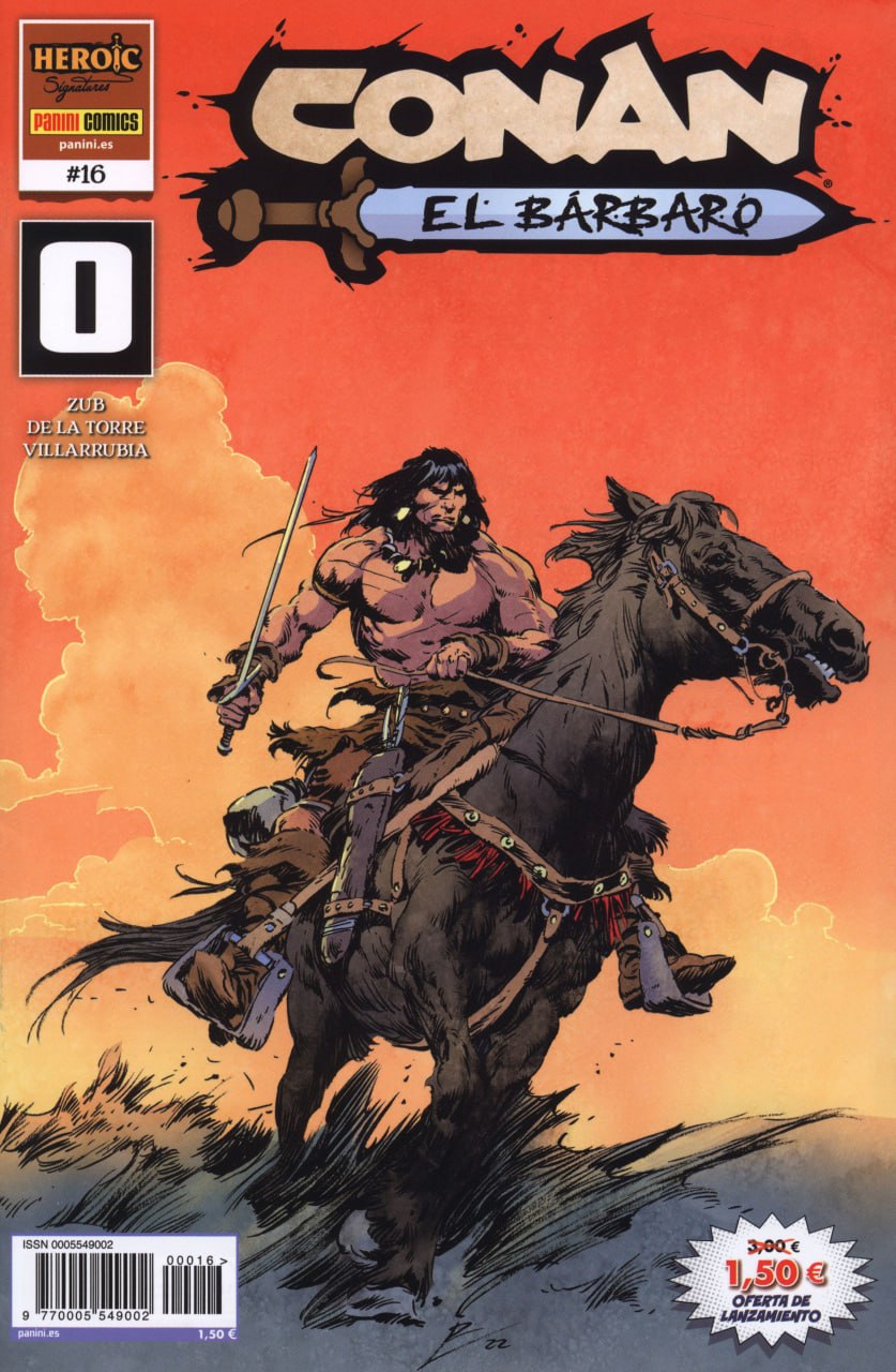 Portada ampliada de CONAN EL BARBARO