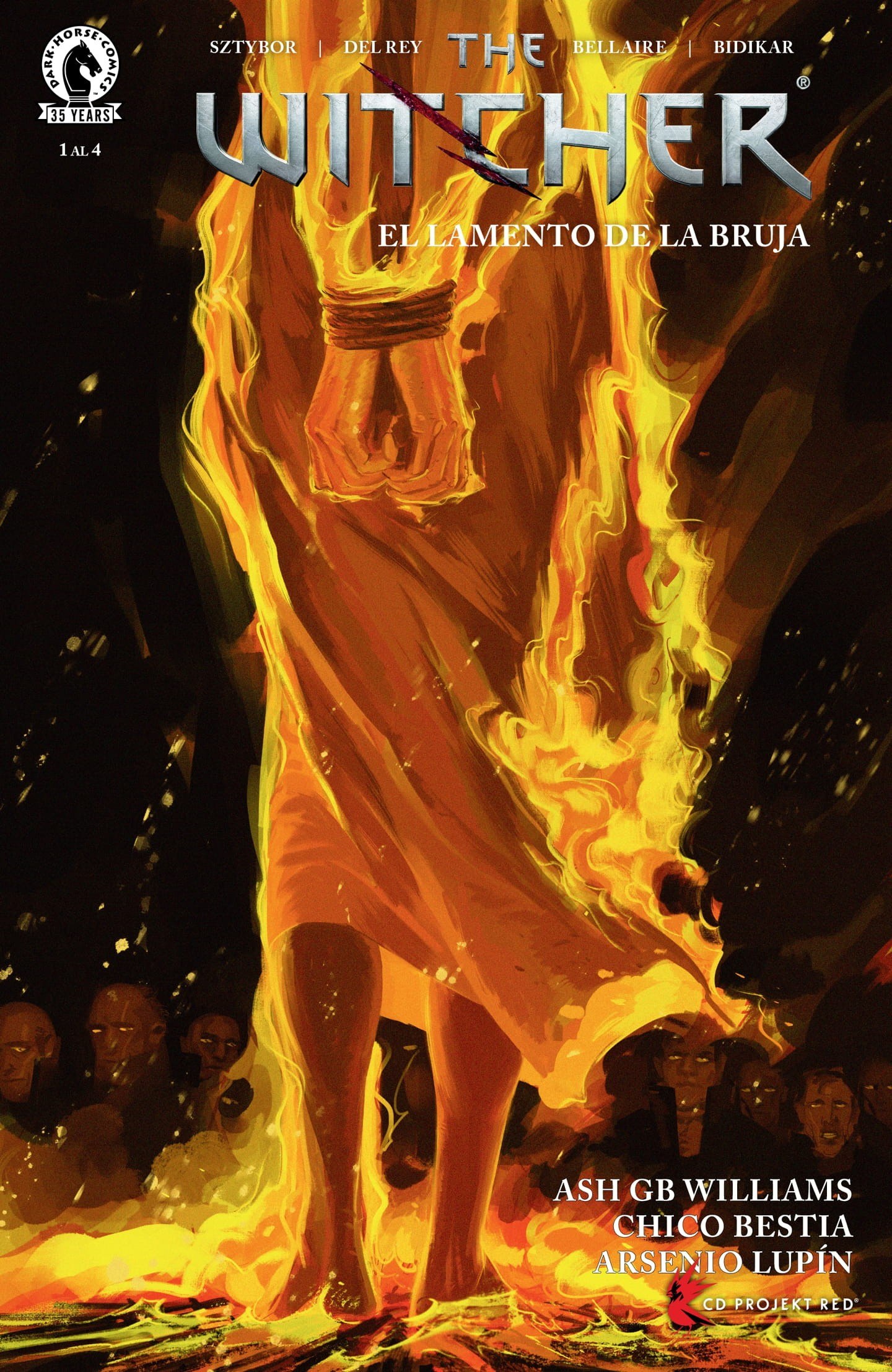 Portada ampliada de THE WITCHER EL LAMENTO DE LA BRUJA