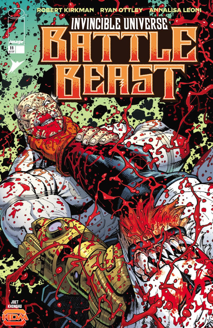Portada ampliada de INVINCIBLE UNIVERSE BATTLE BEAST