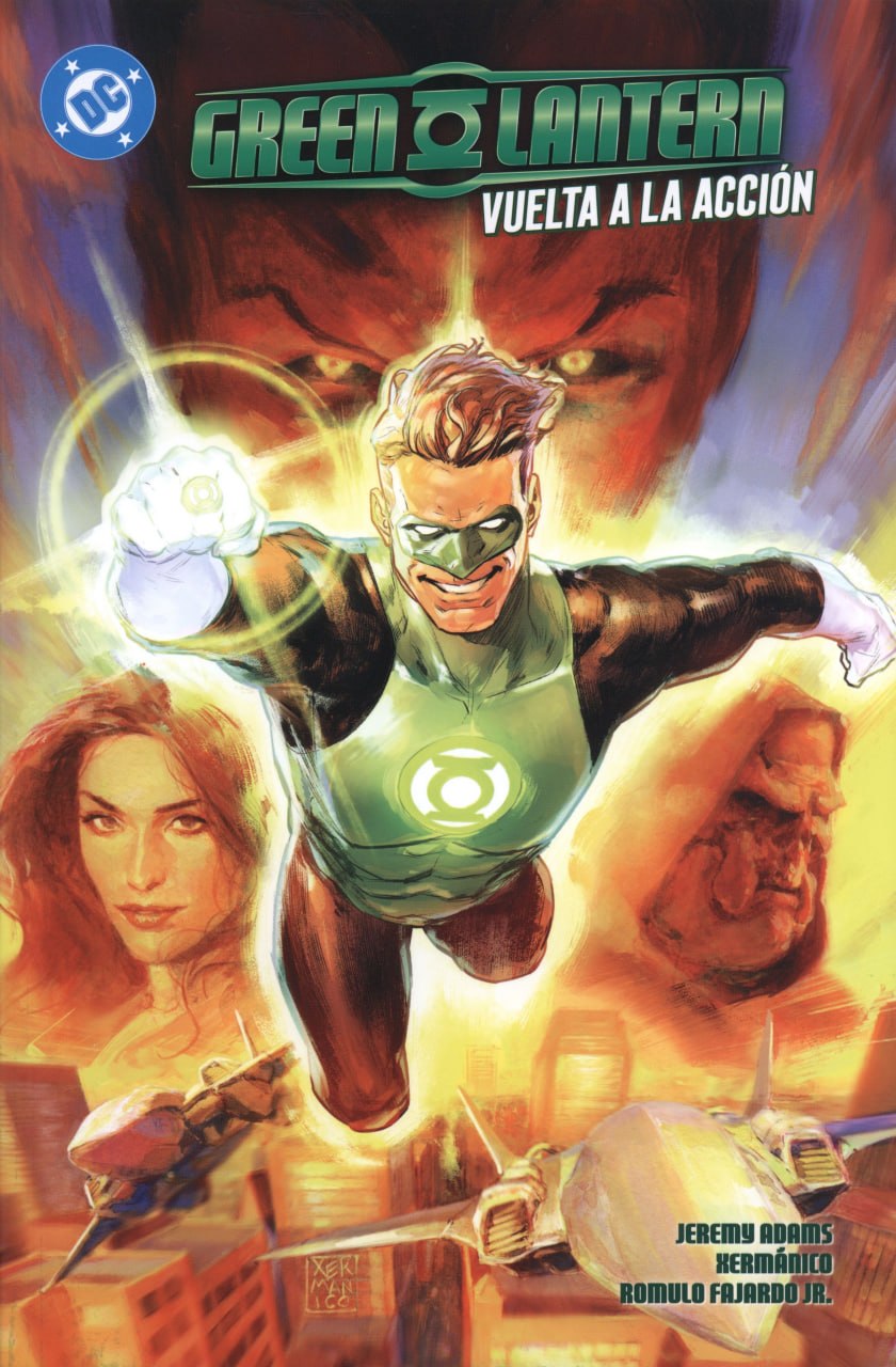 Portada ampliada de GREEN LANTERN VUELTA A LA ACCIÓN