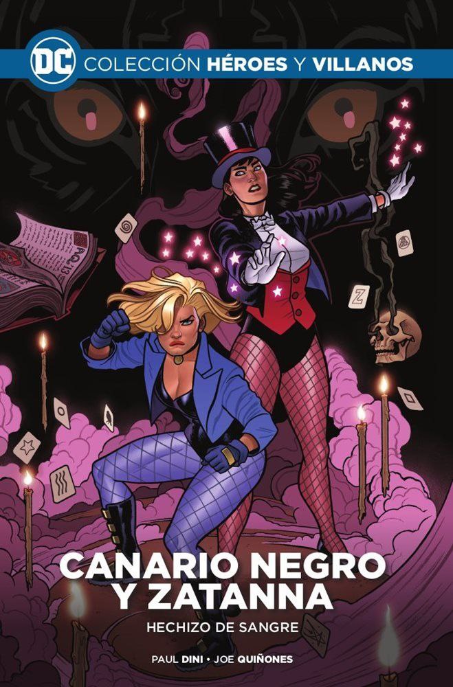 Portada ampliada de Canario Negro y Zatanna