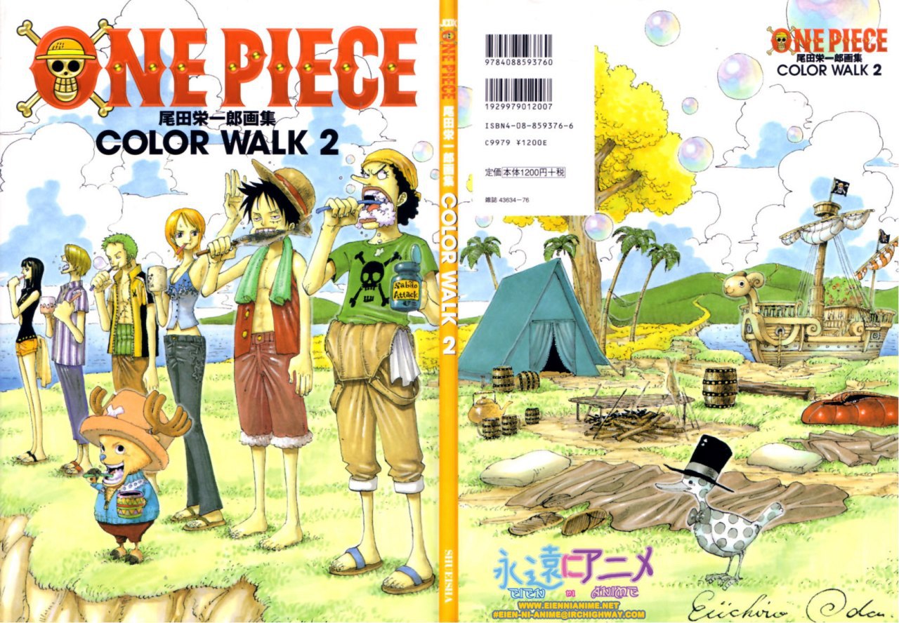 Portada ampliada de ONE PIECE COLOR WALK 2