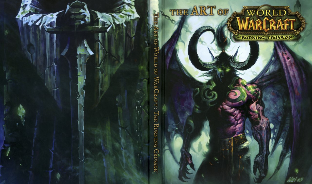 Portada ampliada de The Art of World of Warcraft: Burning Crusade