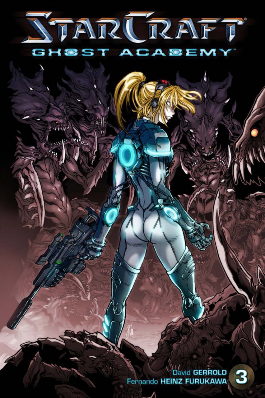 Portada ampliada de StarCraft Ghost Academy