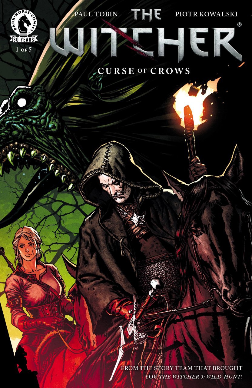 Portada ampliada de The Witcher: Curse of Crows