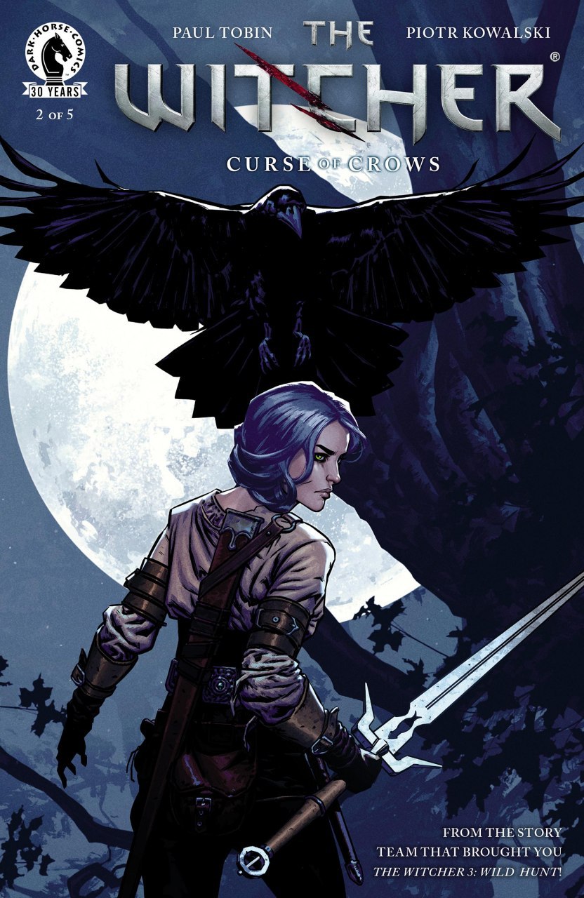 Portada ampliada de The Witcher: Curse of the Crows