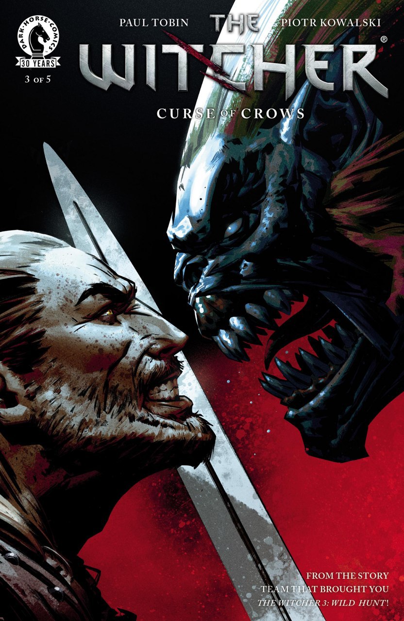Portada ampliada de The Witcher: Curse of Crows