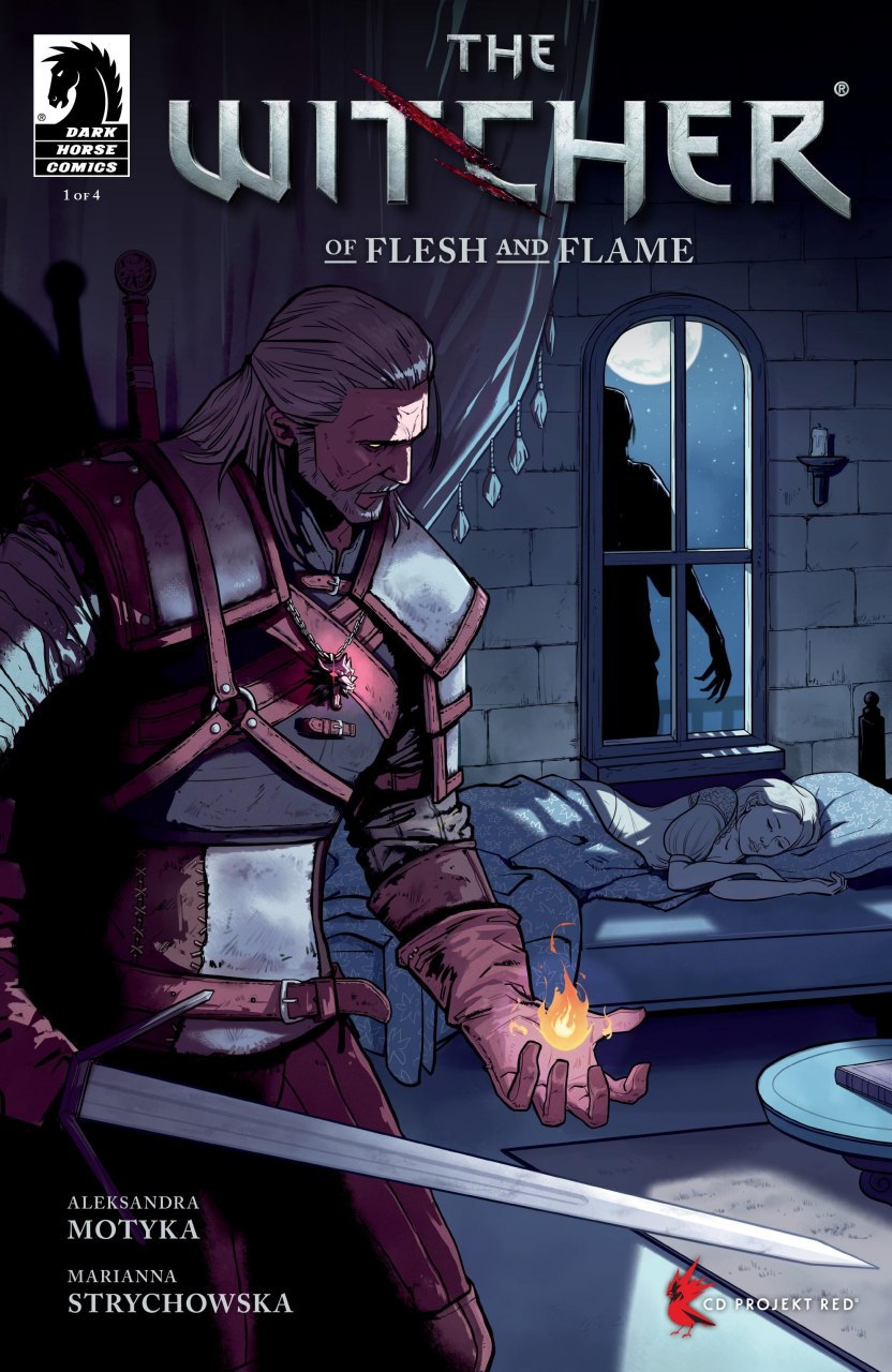 Portada ampliada de The Witcher of Flesh and Flame