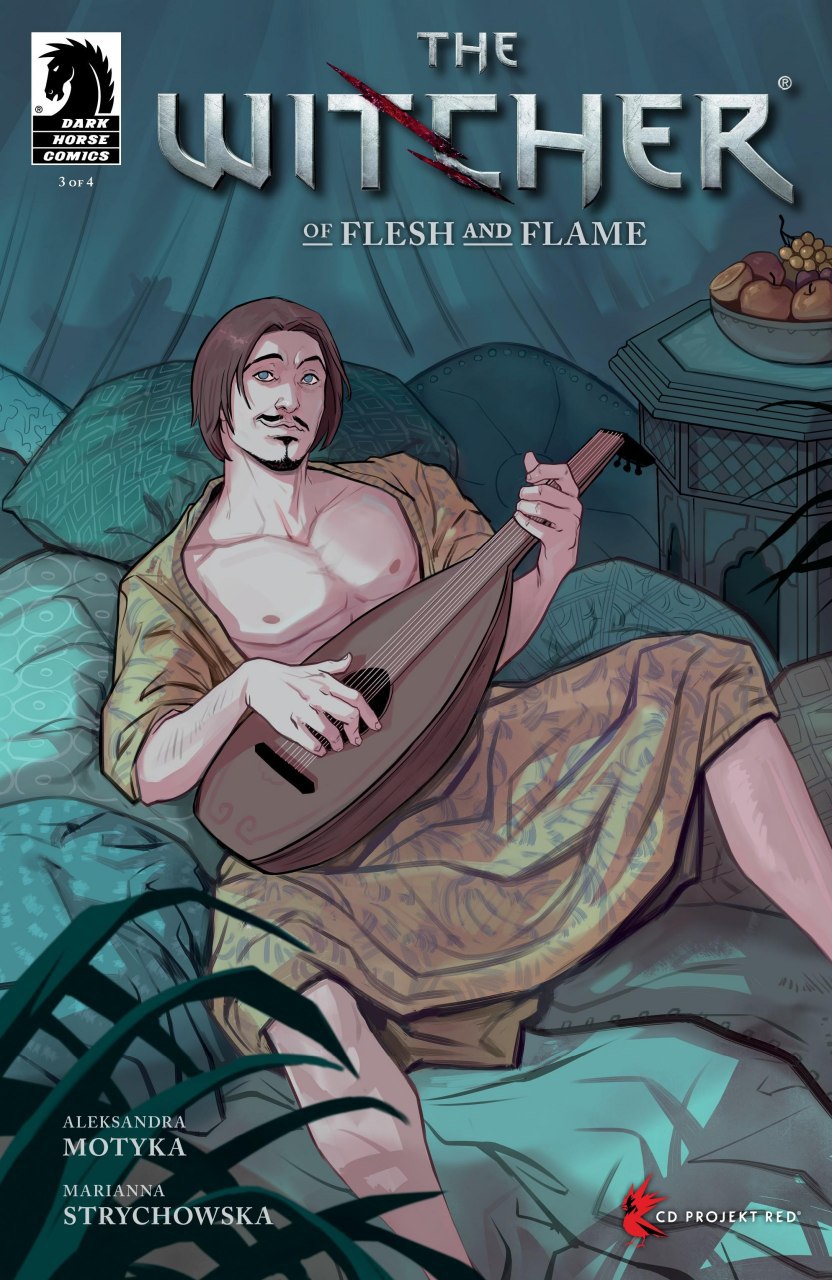 Portada ampliada de The Witcher of Flesh and Flame