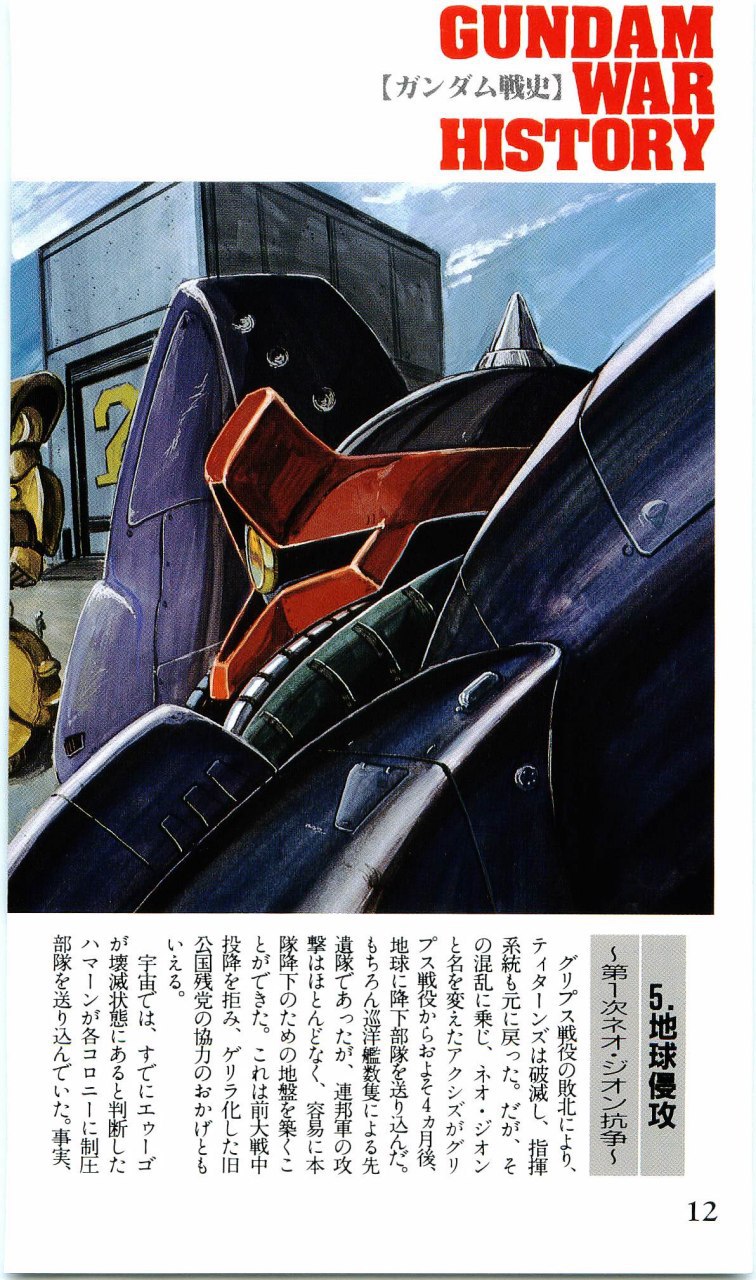 Portada ampliada de GUNDAM WAR HISTORY