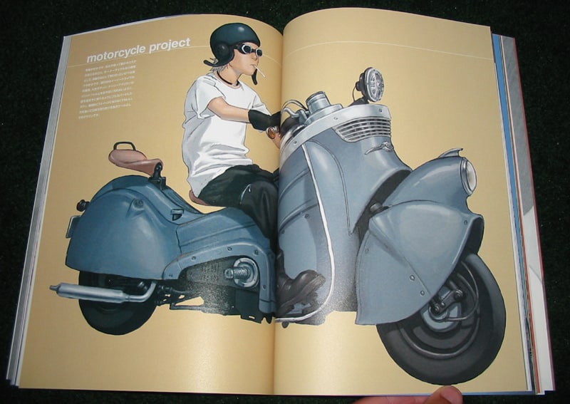 Portada ampliada de The Neon Genesis Evangelion Newtype 100% Collection (ISBN 4-04-852700-2) is a 178 page artbook in A4 format featuring stills and illustrations from the series, cast interviews/diary notes, the Neon Genesis Evangelion Proposal, and a catalog of all the episodes, many of which have been featured in the Newtype magazine, There are 100 pages are in full color (including the front and back covers) while 80 pages are black and white preproduction sketches. It originally sold in Japan for about ¥1500.
