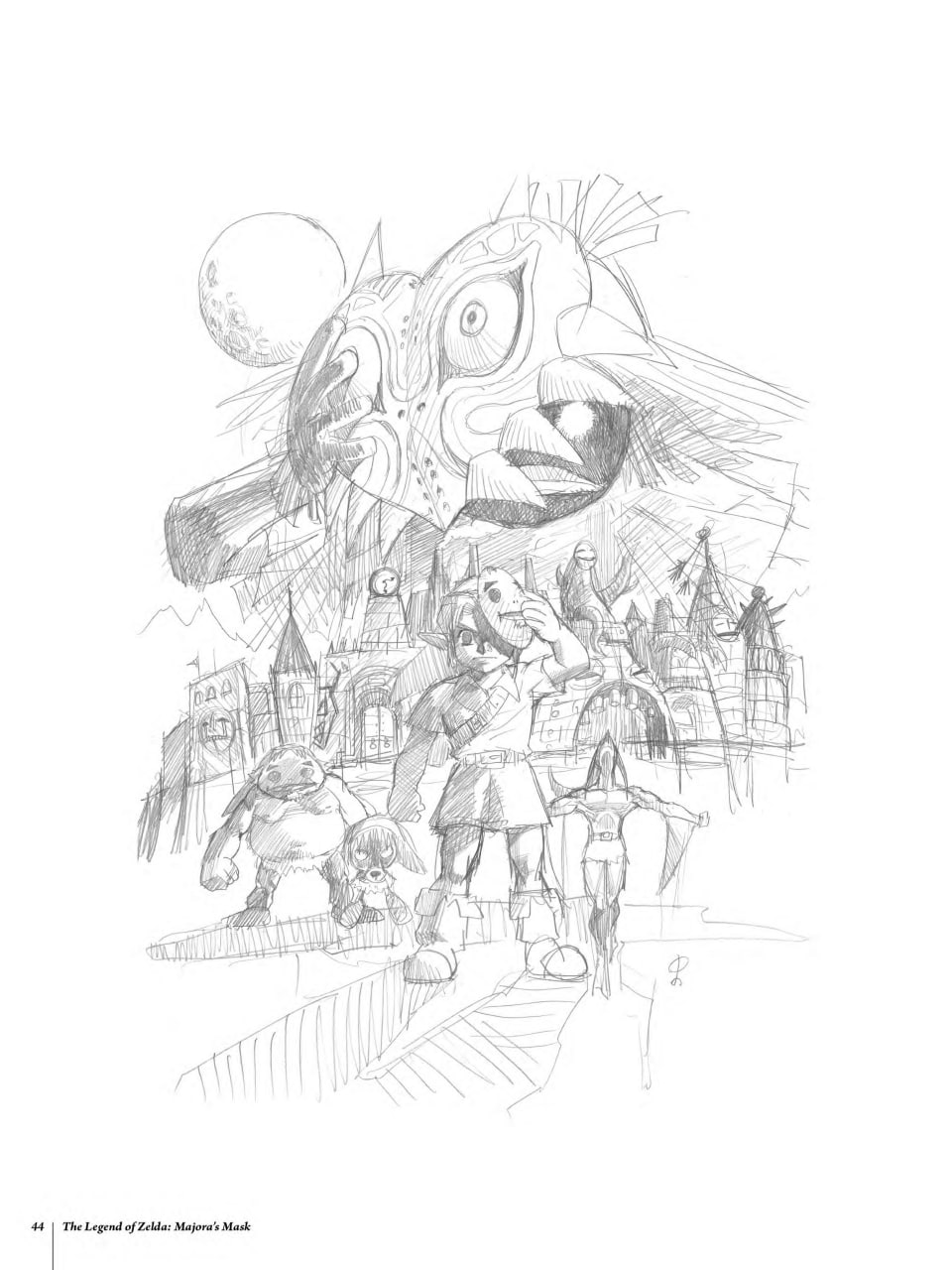 Portada ampliada de The Legend of Zelda: Majora's Mask