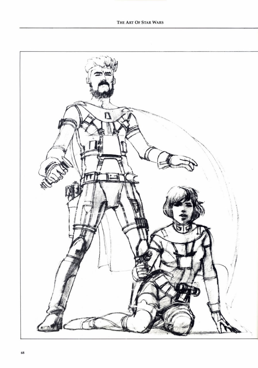 Portada ampliada de The Art of Star Wars