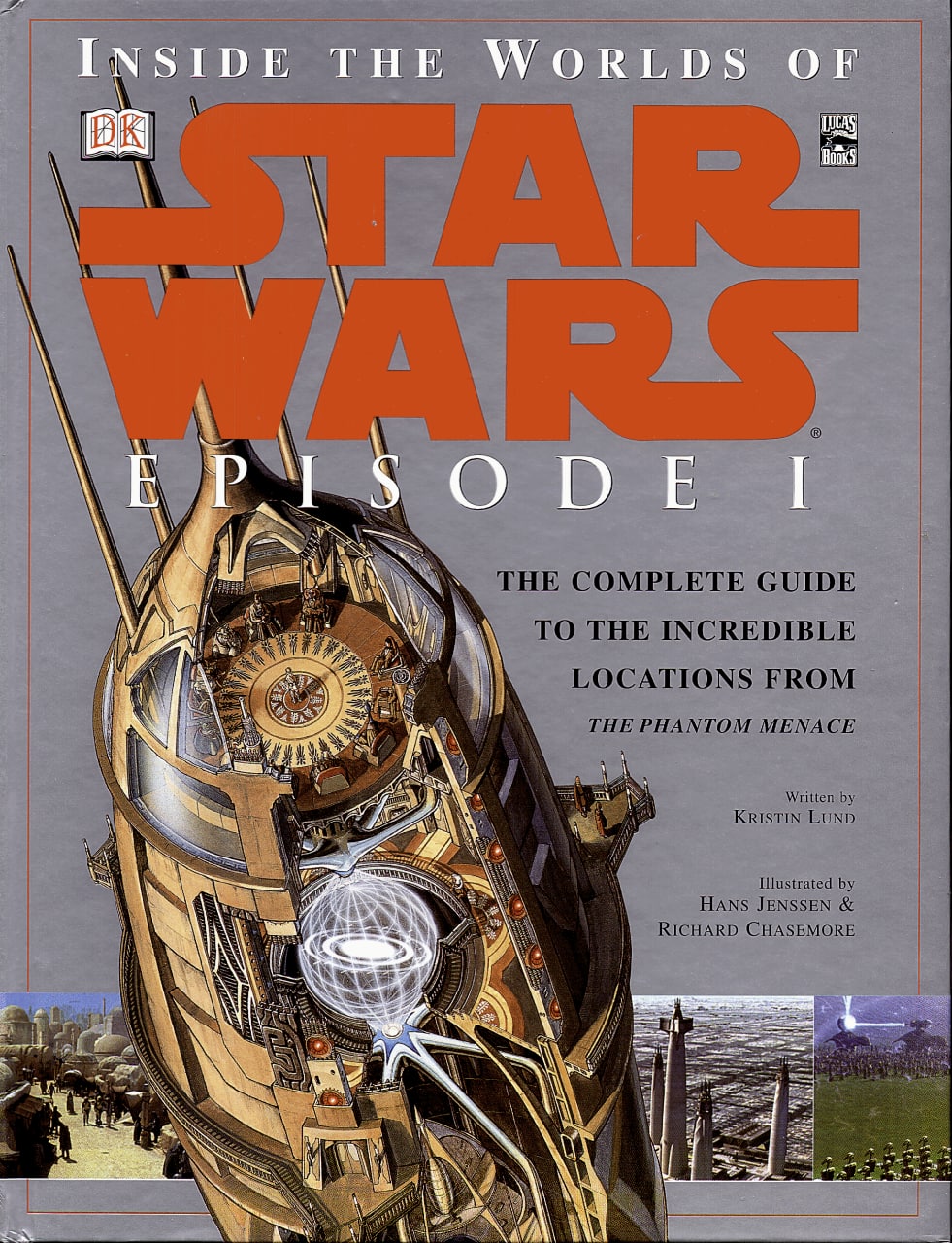 Portada ampliada de Inside the Worlds of Star Wars Episode I