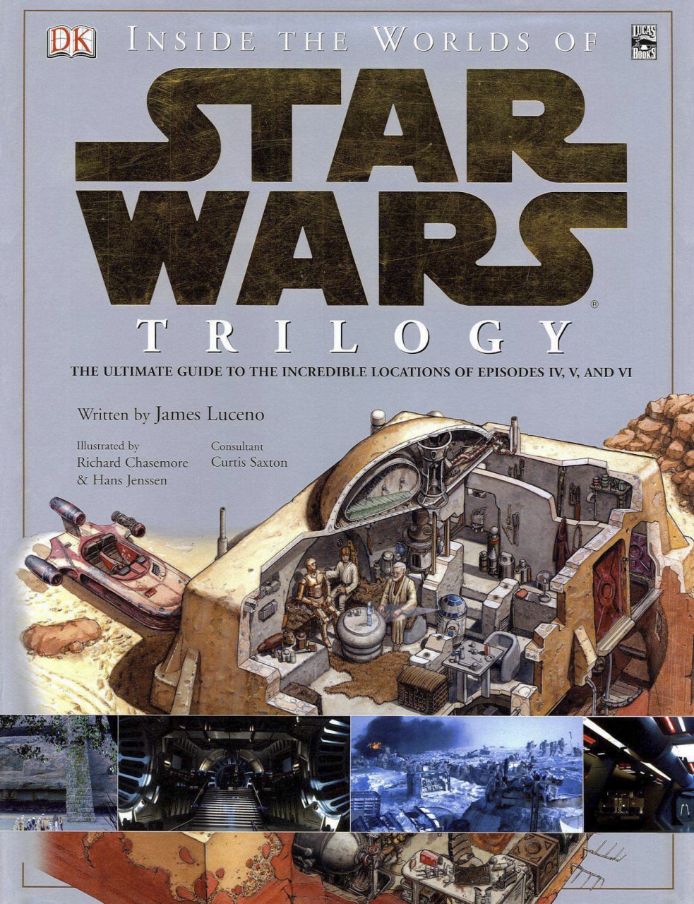 Portada ampliada de Inside the Worlds of Star Wars Trilogy