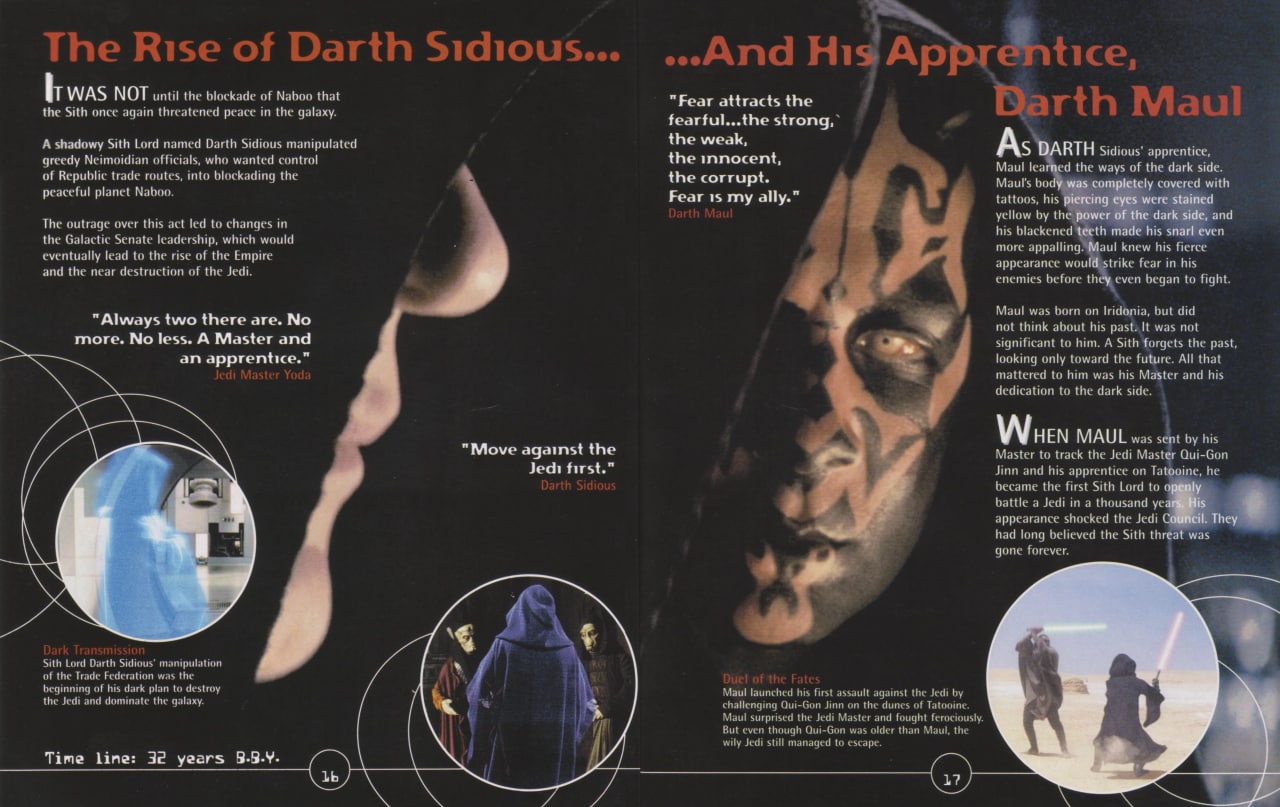 Portada ampliada de ...And His Apprentice, Darth Maul