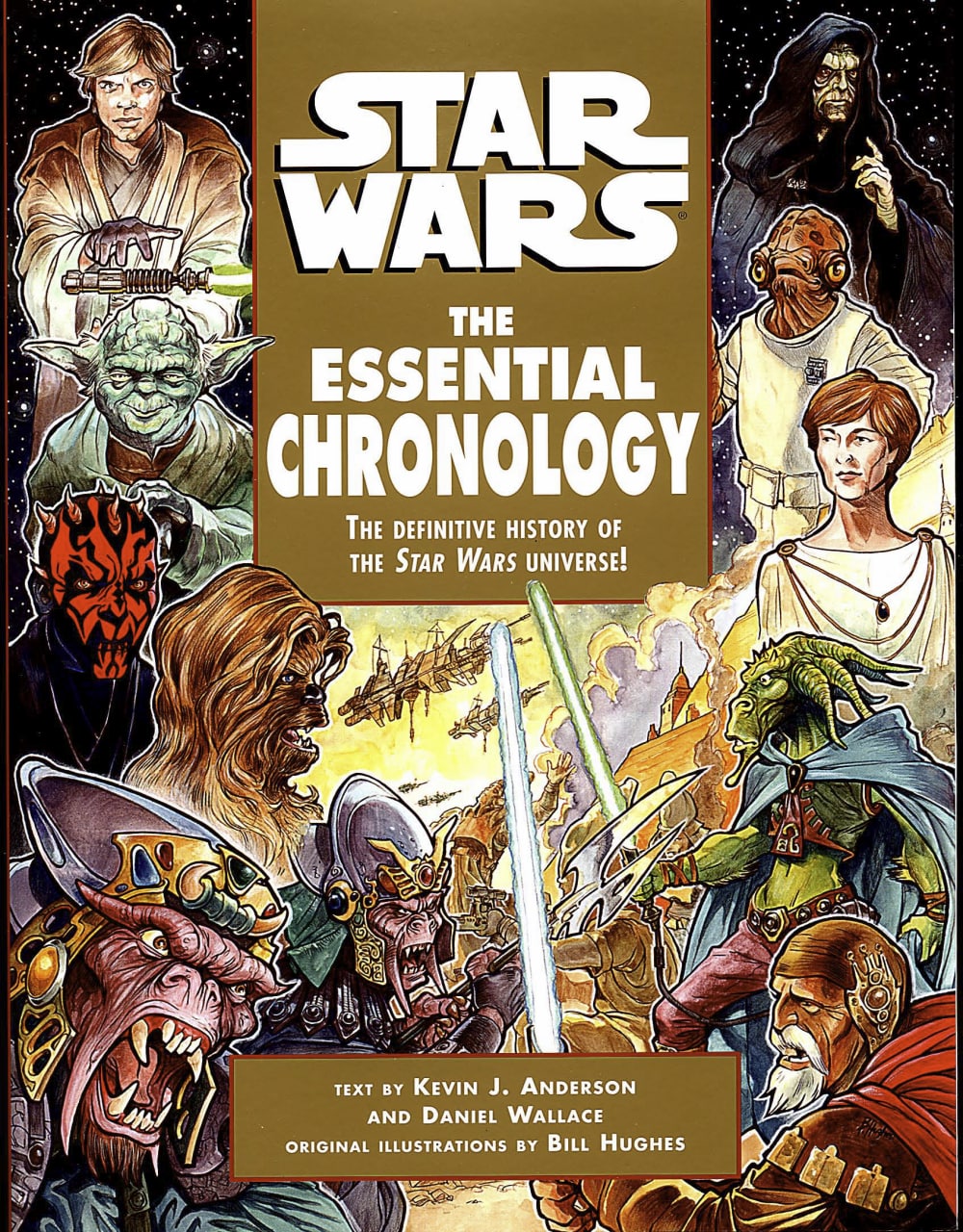 Portada ampliada de STAR WARS THE ESSENTIAL CHRONOLOGY