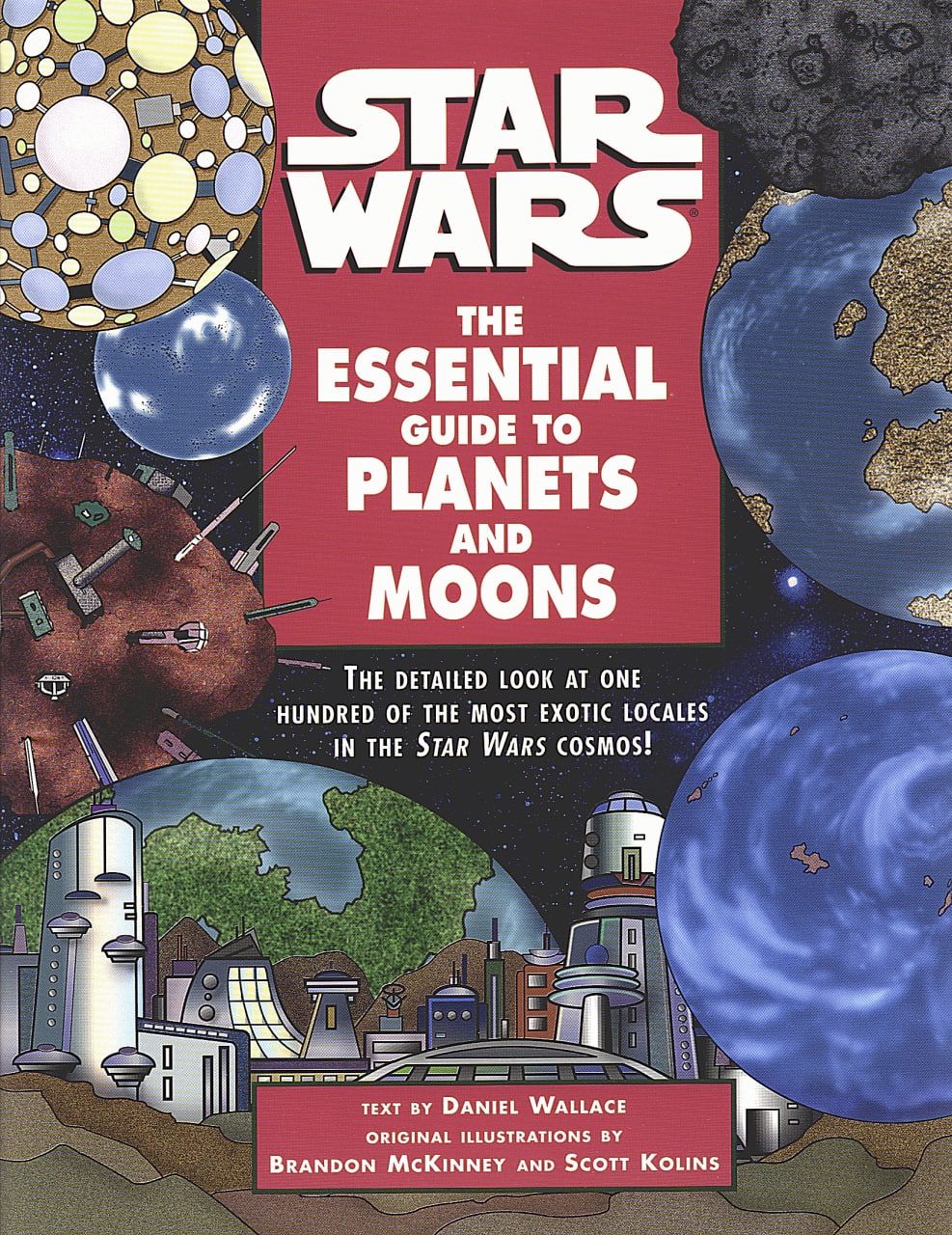 Portada ampliada de STAR WARS THE ESSENTIAL GUIDE TO PLANETS AND MOONS