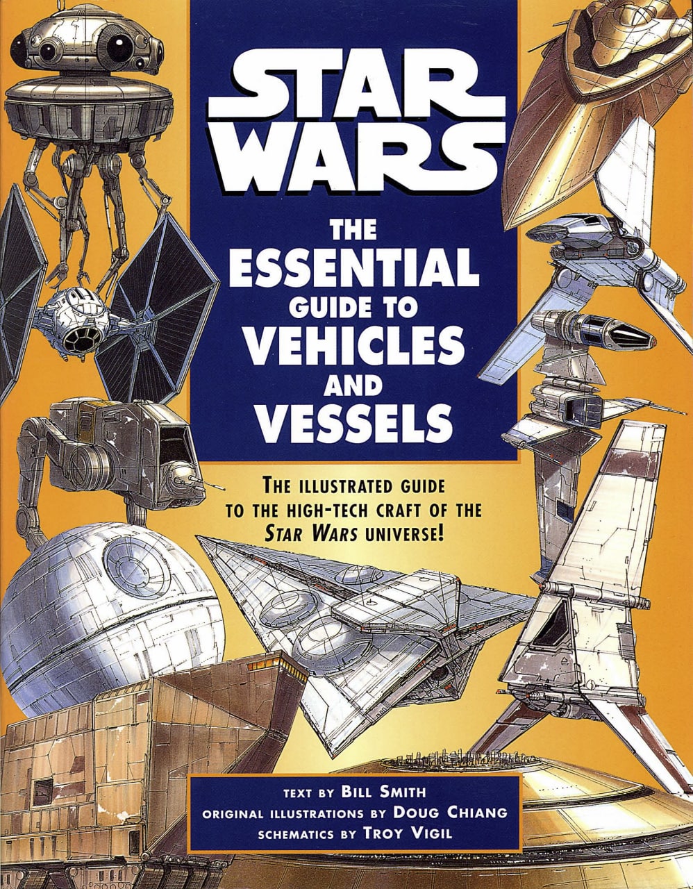 Portada ampliada de STAR WARS THE ESSENTIAL GUIDE TO VEHICLES AND VESSELS