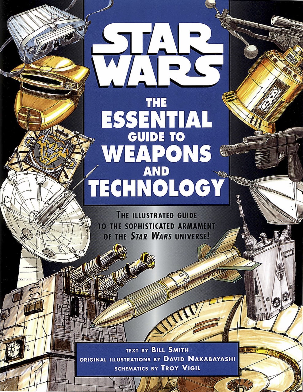 Portada ampliada de STAR WARS THE ESSENTIAL GUIDE TO WEAPONS AND TECHNOLOGY