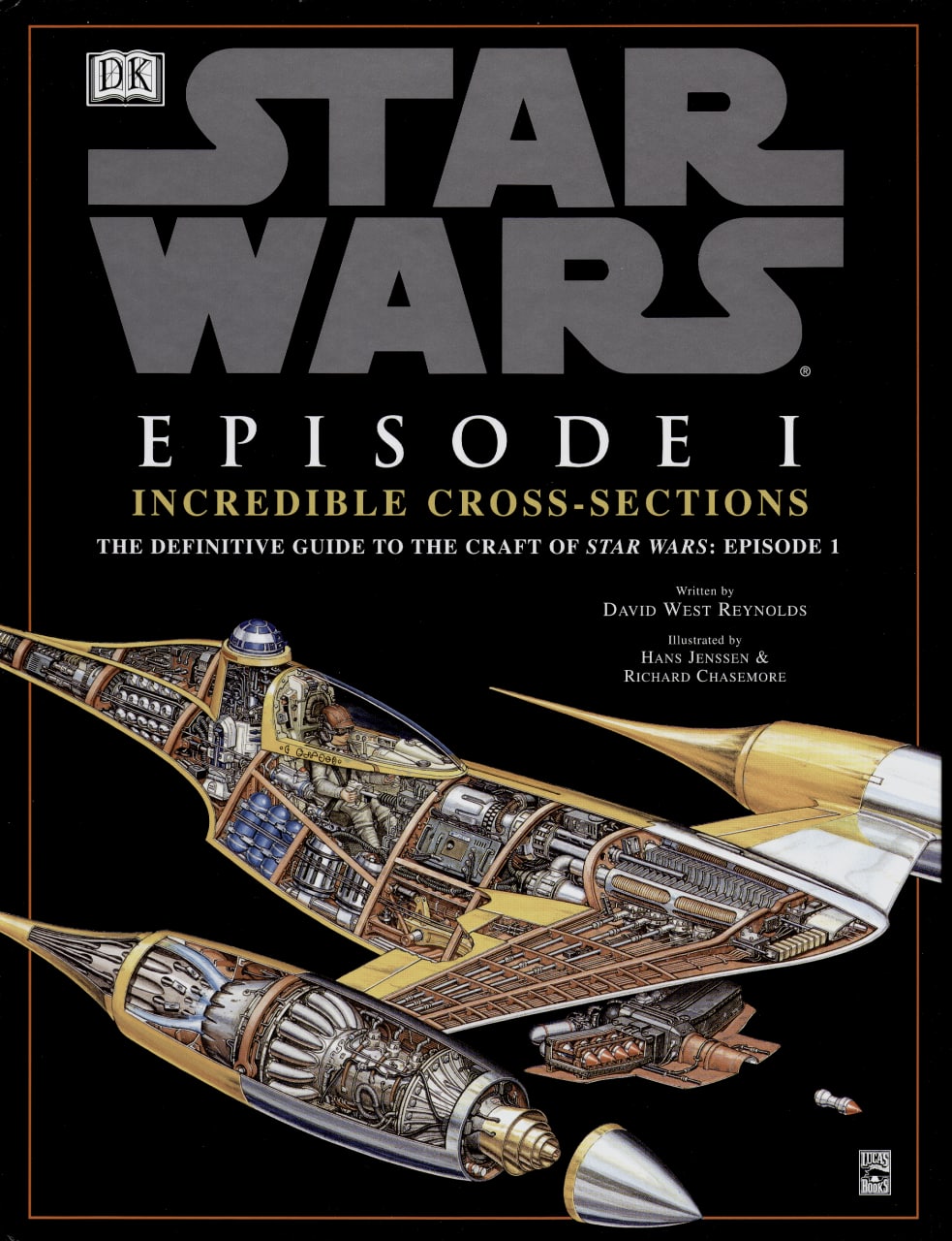 Portada ampliada de STAR WARS EPISODE I INCREDIBLE CROSS-SECTIONS THE DEFINITIVE GUIDE TO THE CRAFT OF STAR WARS: EPISODE I