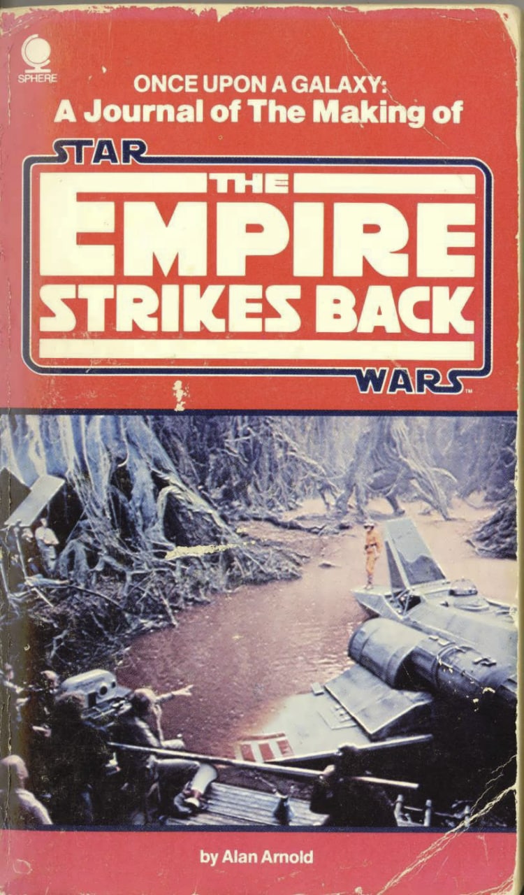 Portada ampliada de ONCE UPON A GALAXY: A Journal of The Making of STAR WARS THE EMPIRE STRIKES BACK