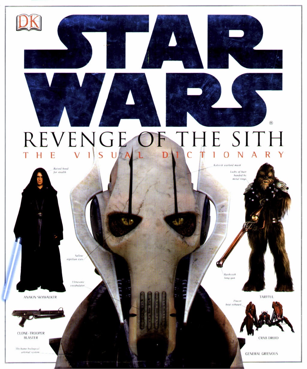 Portada ampliada de STAR WARS REVENGE OF THE SITH THE VISUAL DICTIONARY