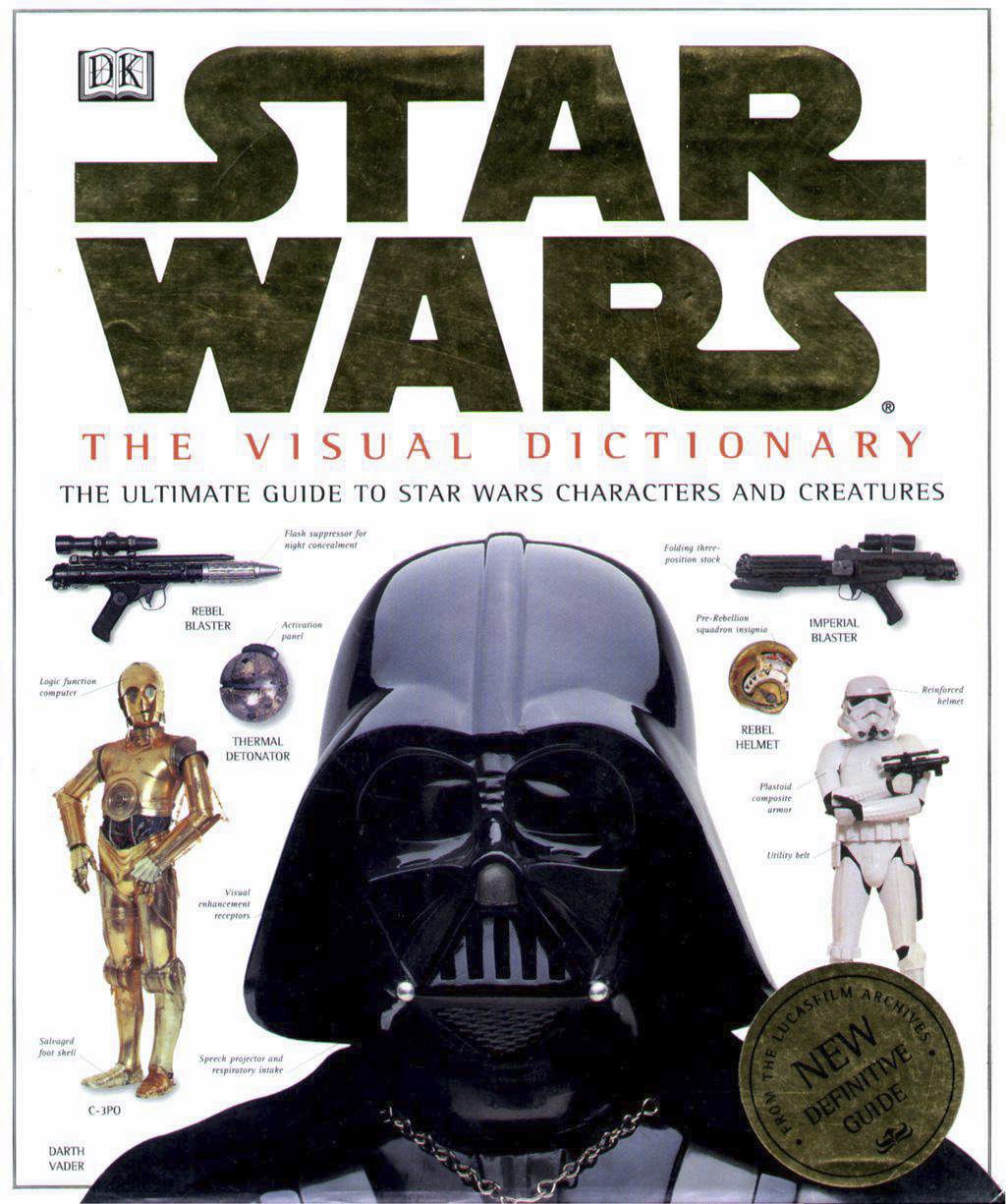 Portada ampliada de STAR WARS THE VISUAL DICTIONARY