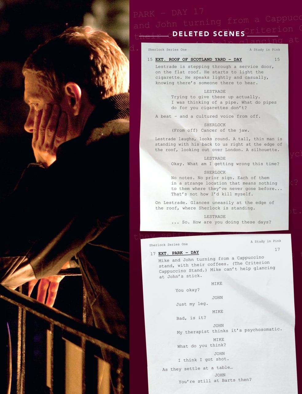 Portada ampliada de DELETED SCENES