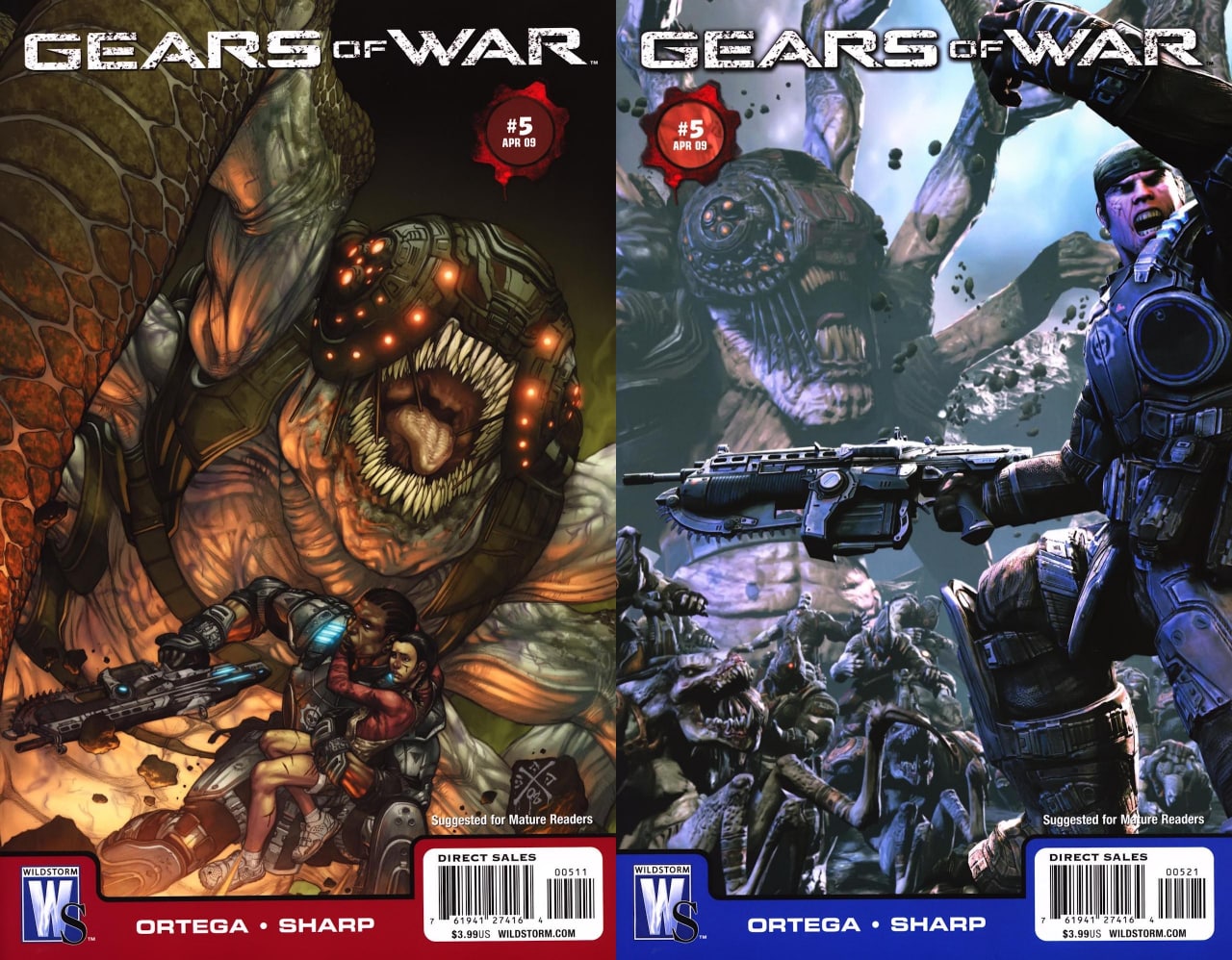 Portada ampliada de Gears of War