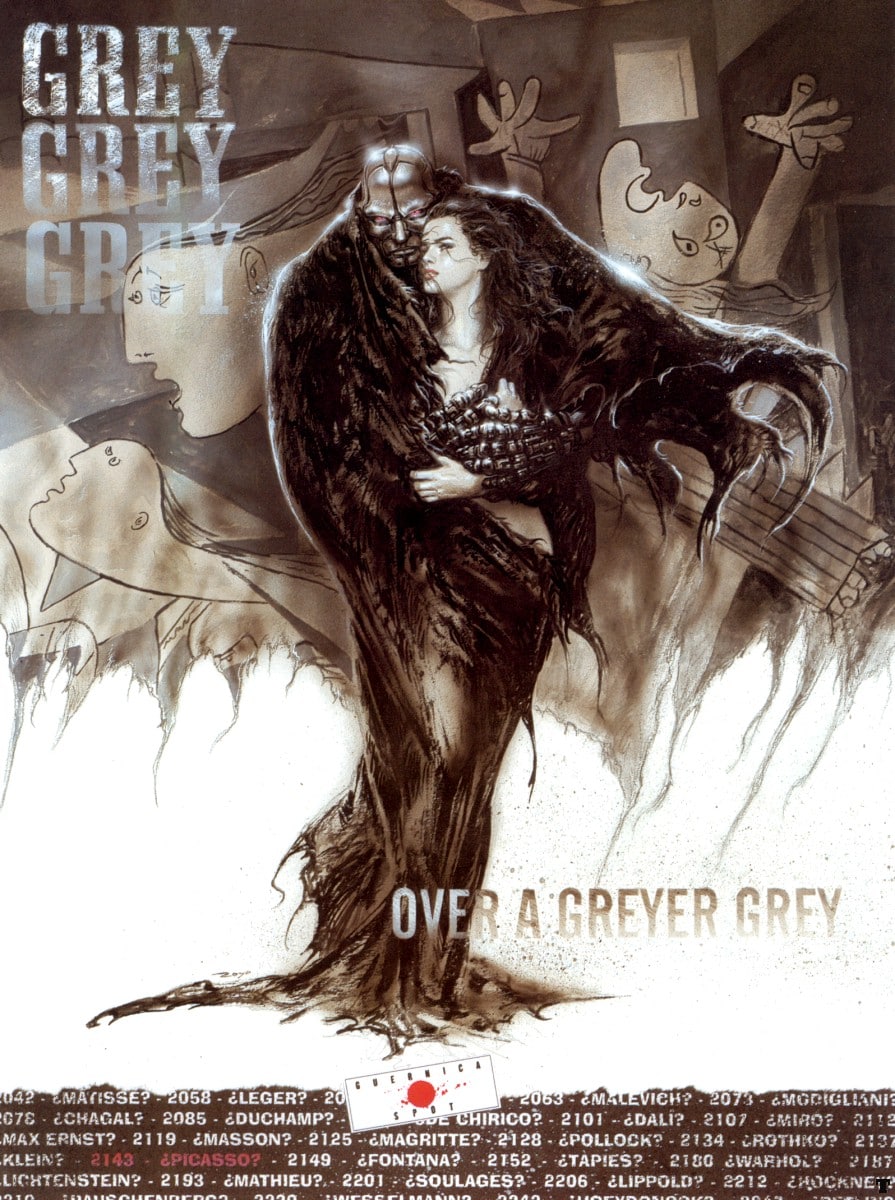 Portada ampliada de OVER A GREYER GREY