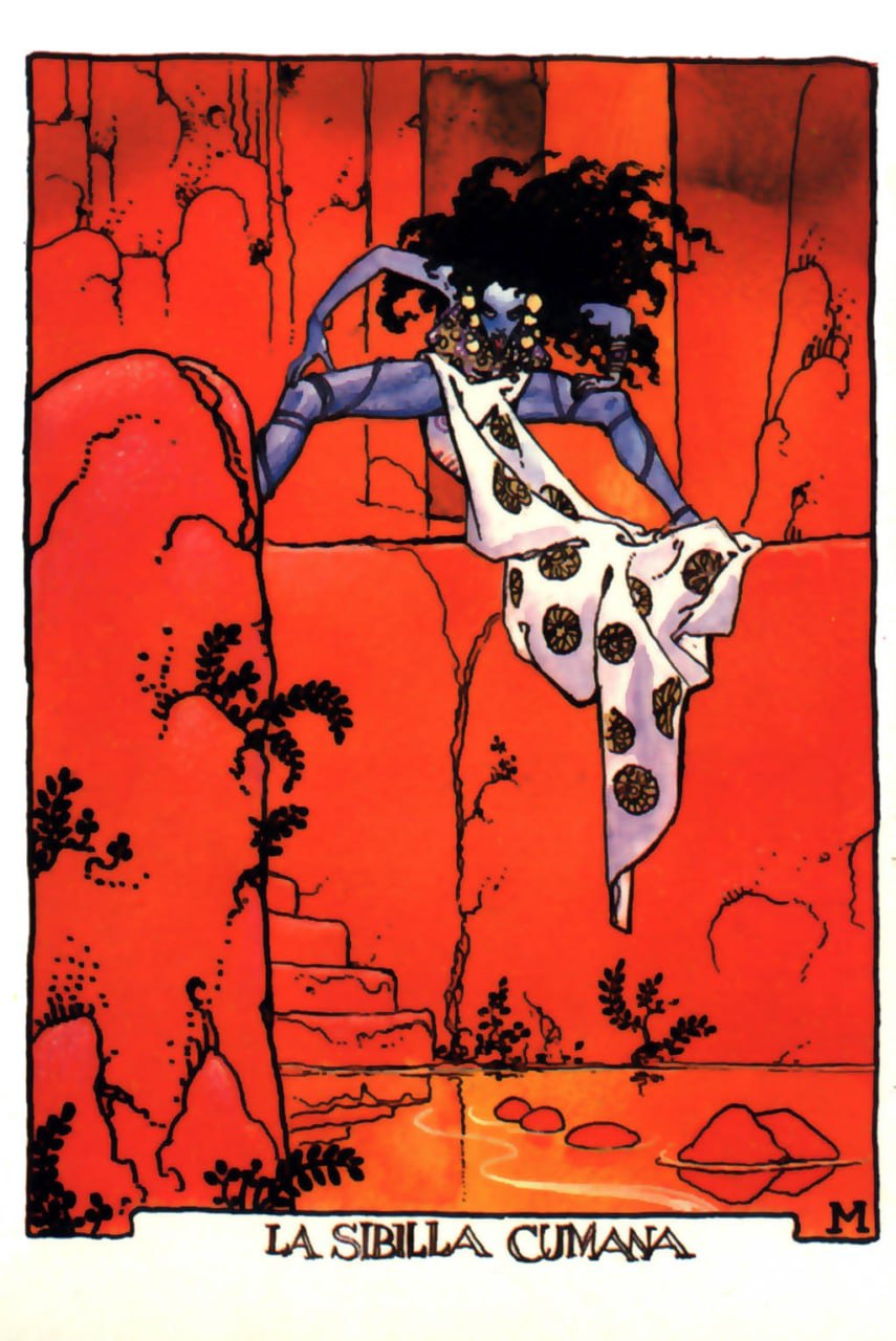 Portada ampliada de LA SIBILLA CUMANA