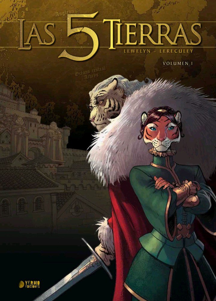 Portada ampliada de LAS 5 TIERRAS