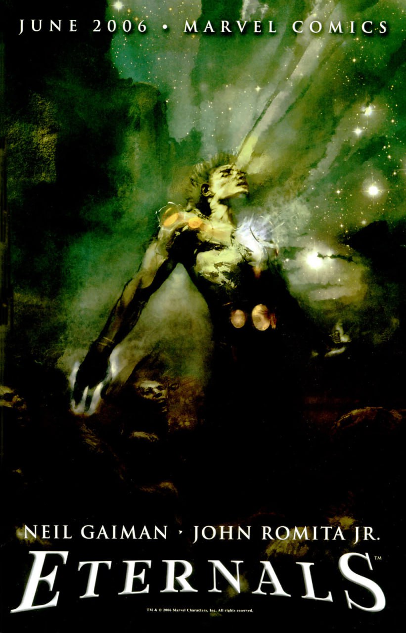 Portada ampliada de ETERNALS