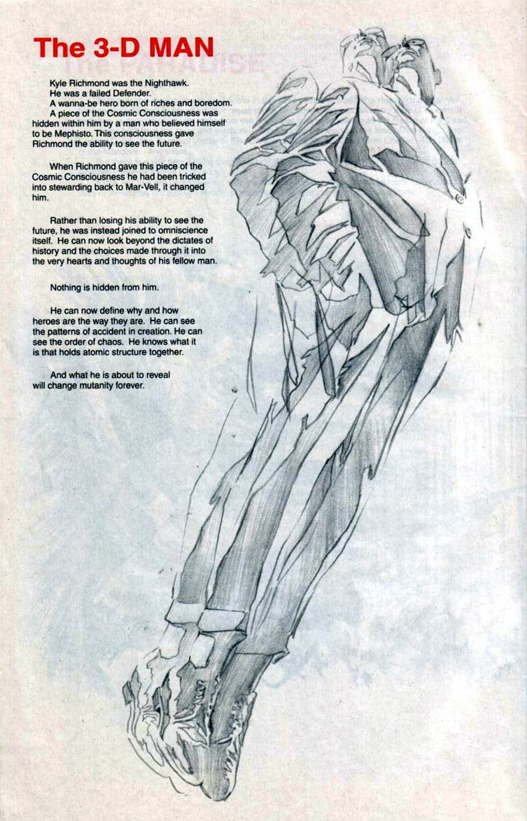 Portada ampliada de The 3-D MAN