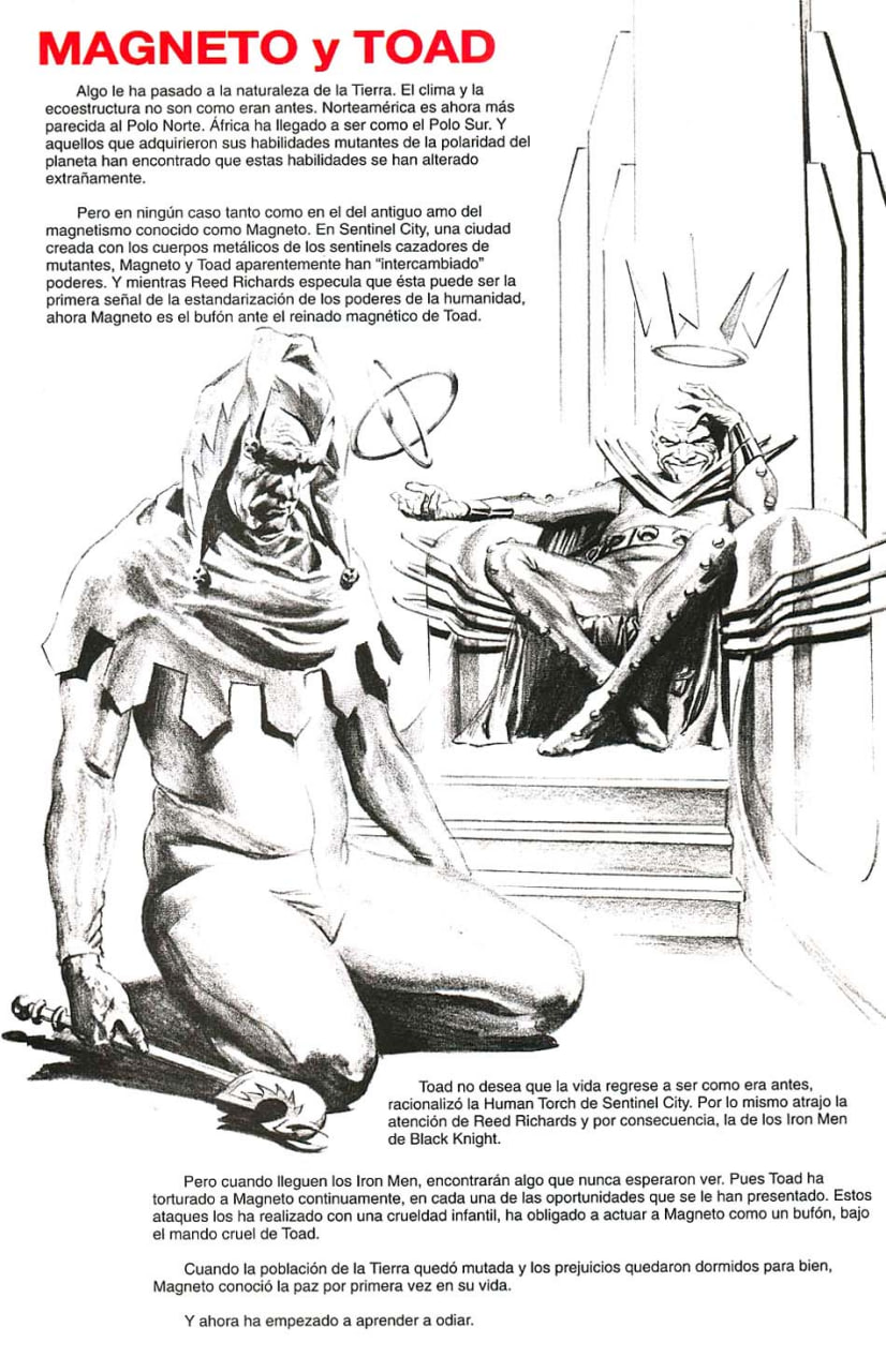 Portada ampliada de MAGNETO y TOAD