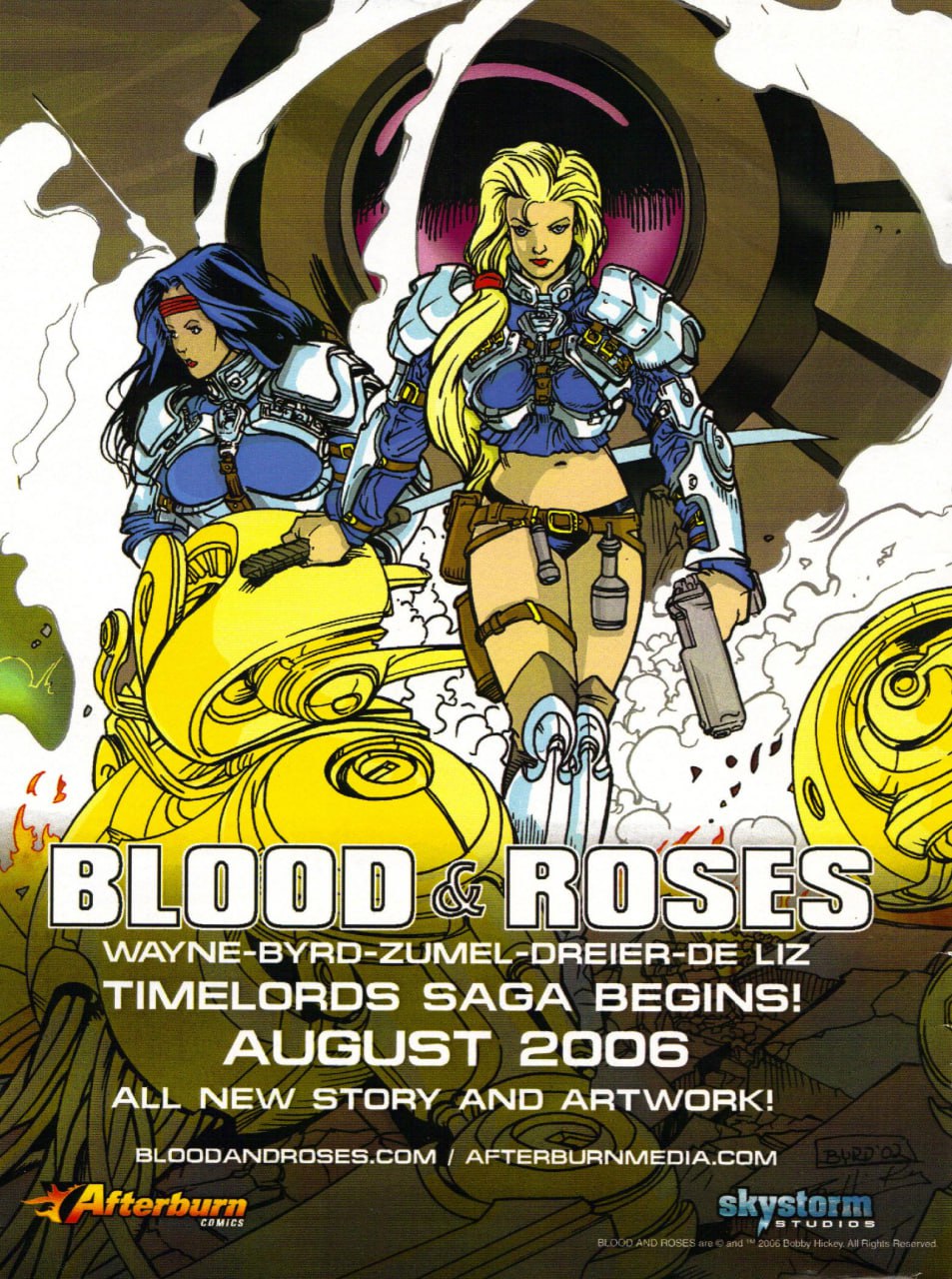Portada ampliada de BLOOD & ROSES